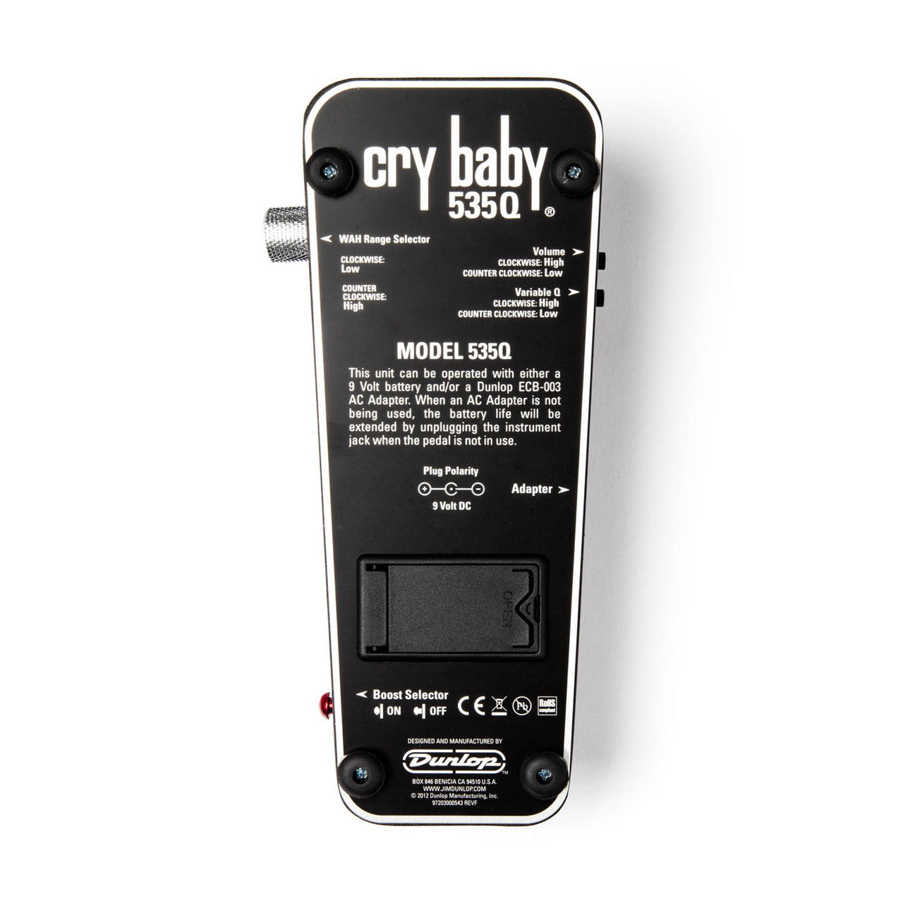 Dunlop 535Q Cry Baby 535Q Multi-Wah Guitar Pedal
