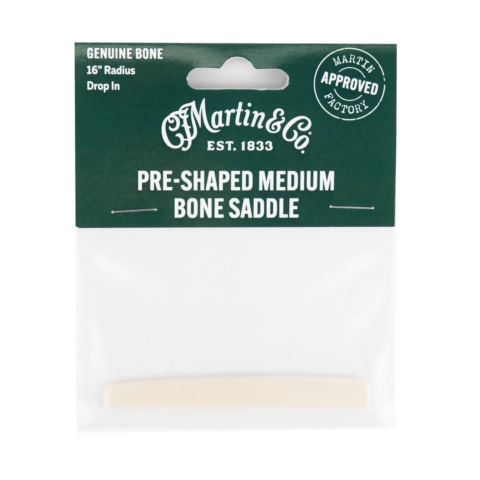 Martin 18SL0003 Pre-Shaped Medium Bone Saddle