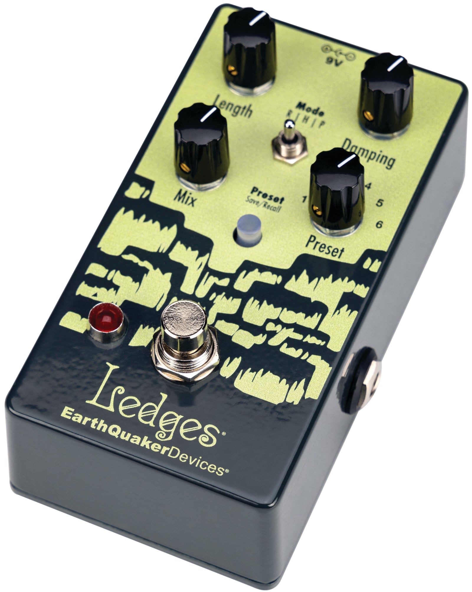 EarthQuaker Devices Ledges Tri-Dimensional Reverberation Machine Guitar Pedal
