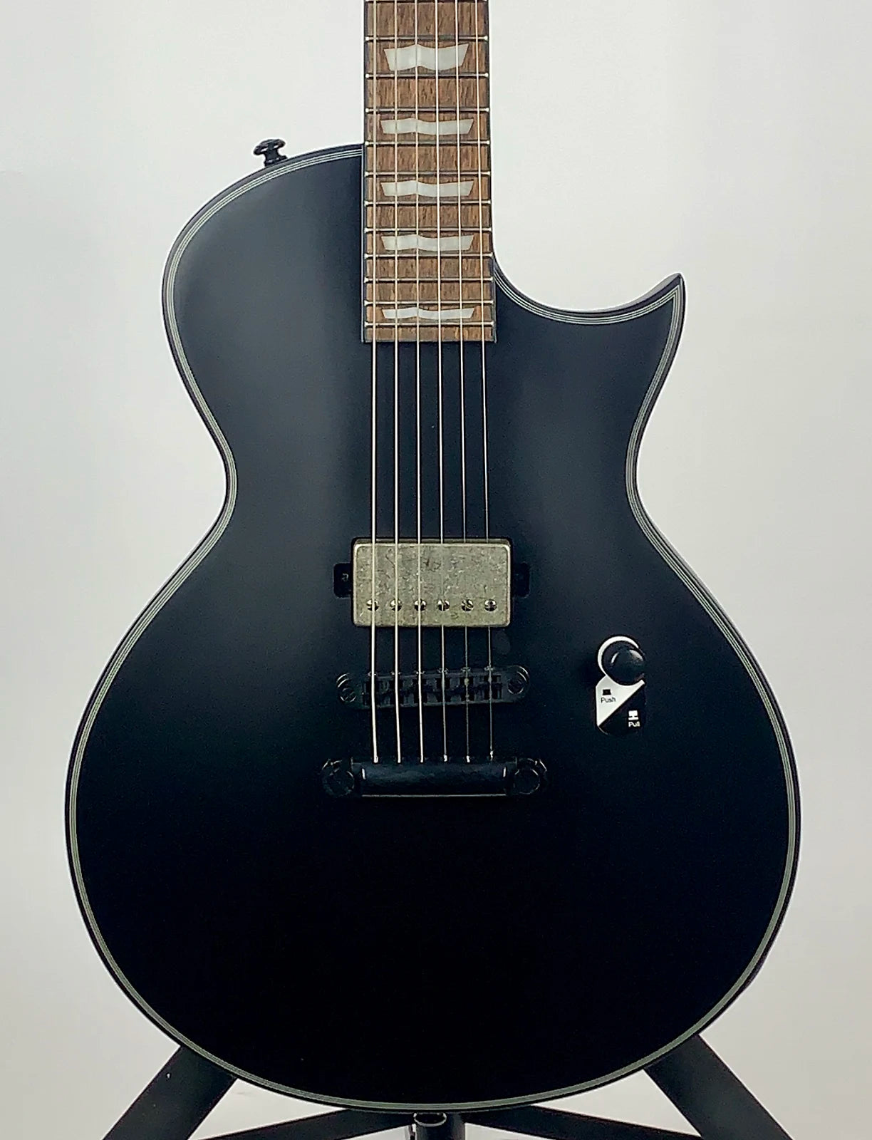 LTD EC-201 with Roasted Jatoba - Black Satin