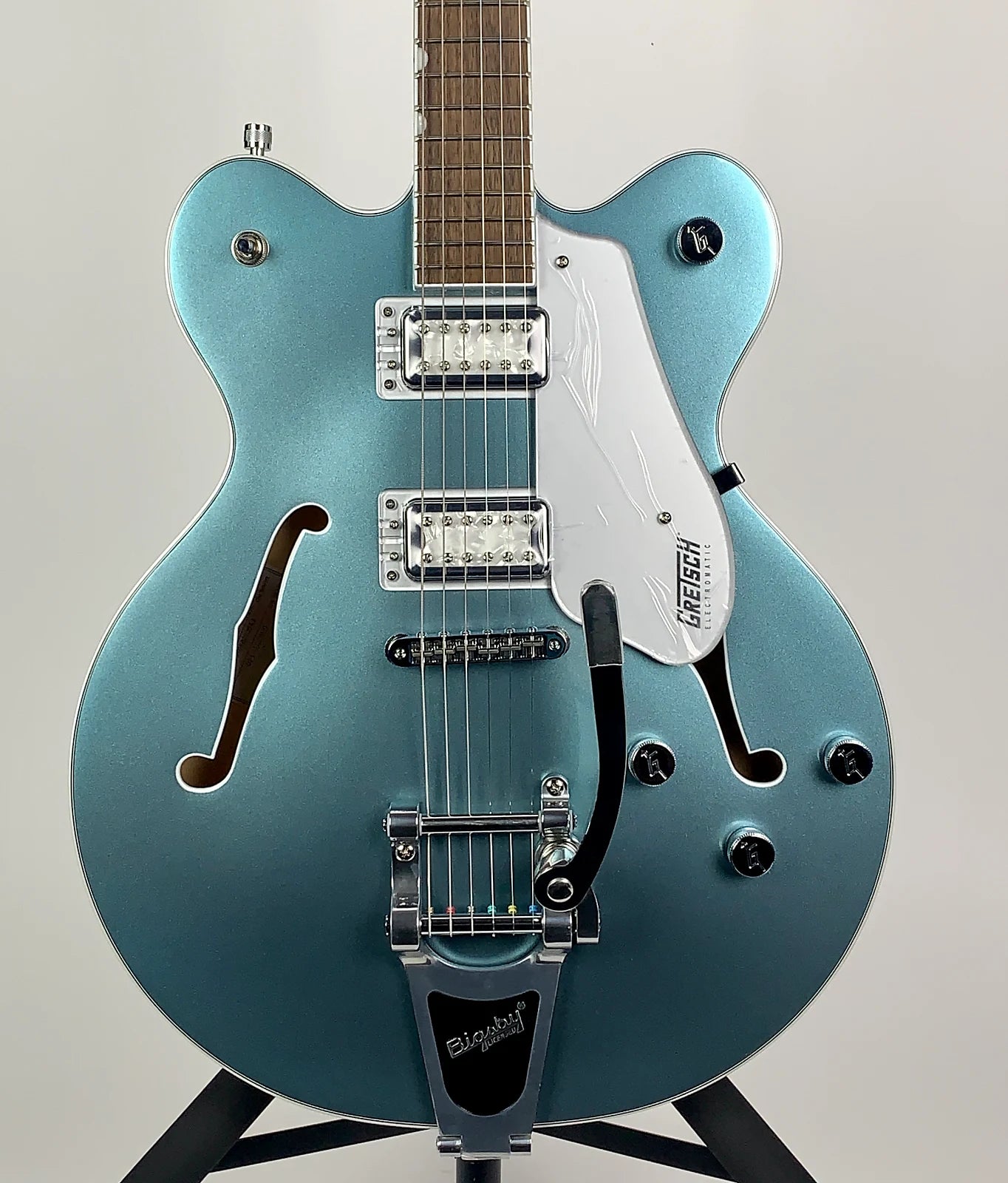 Gretsch G5622T-140 Limited Edition 140th Electromatic Double Platinum Center Block Two-Tone Stone Platinum/Pearl Platinum