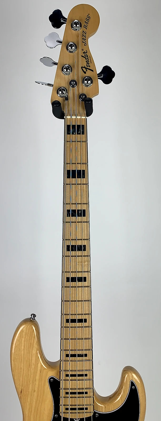 USED Fender American Deluxe 5-String Jazz Bass - Natural