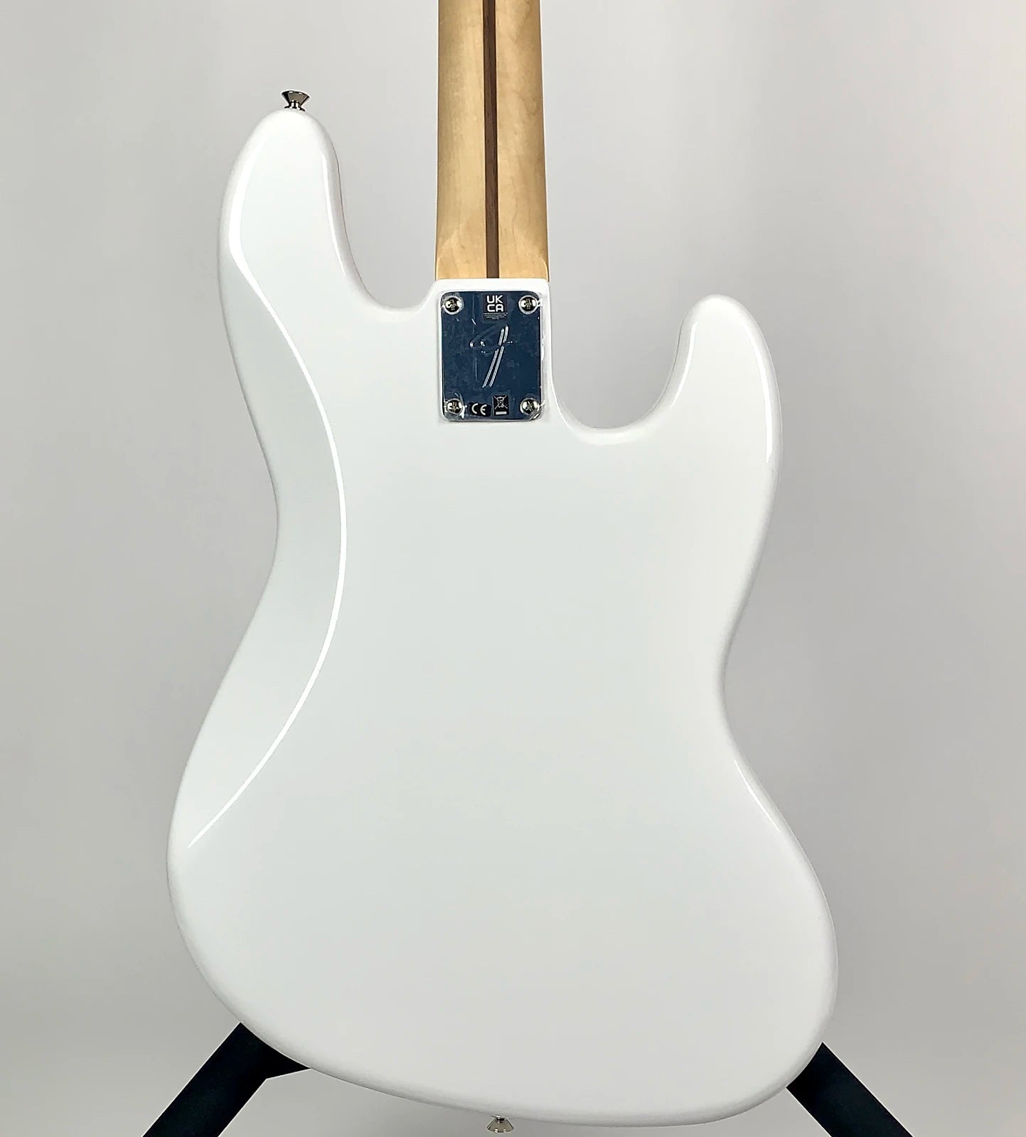 USED Fender Player Jazz Bass Left Handed with Maple Fingerboard - Polar White