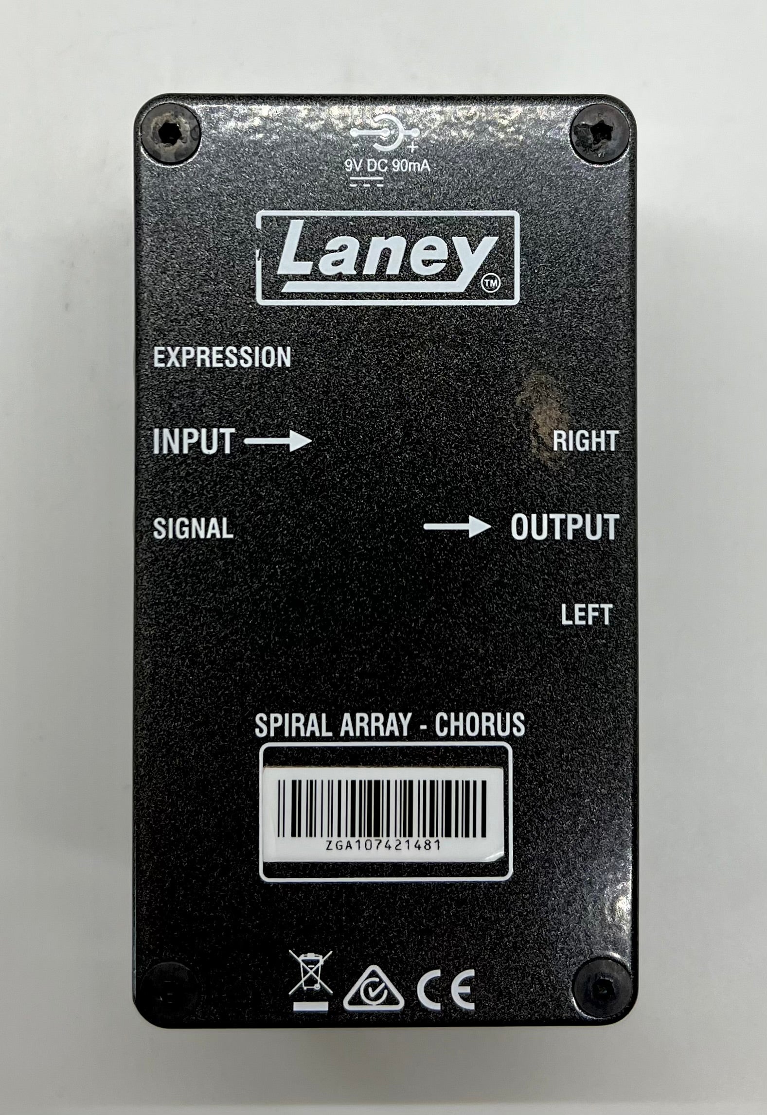 USED Black Country Customs Spiral Array Chorus Pedal
