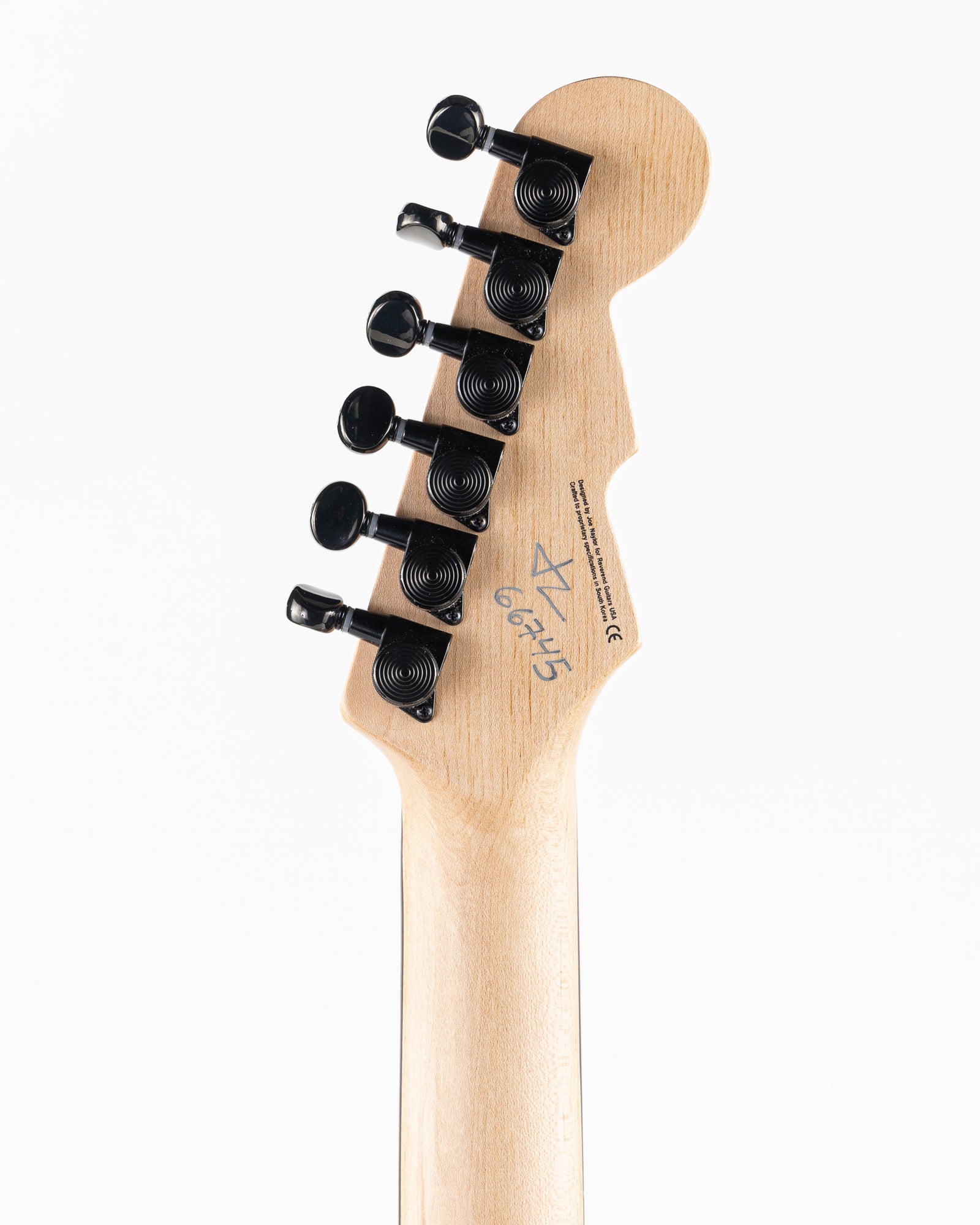 B-Stock Reverend Bolt-On Series Airsonic W Blackout Edition Electric Guitar - Midnight Black