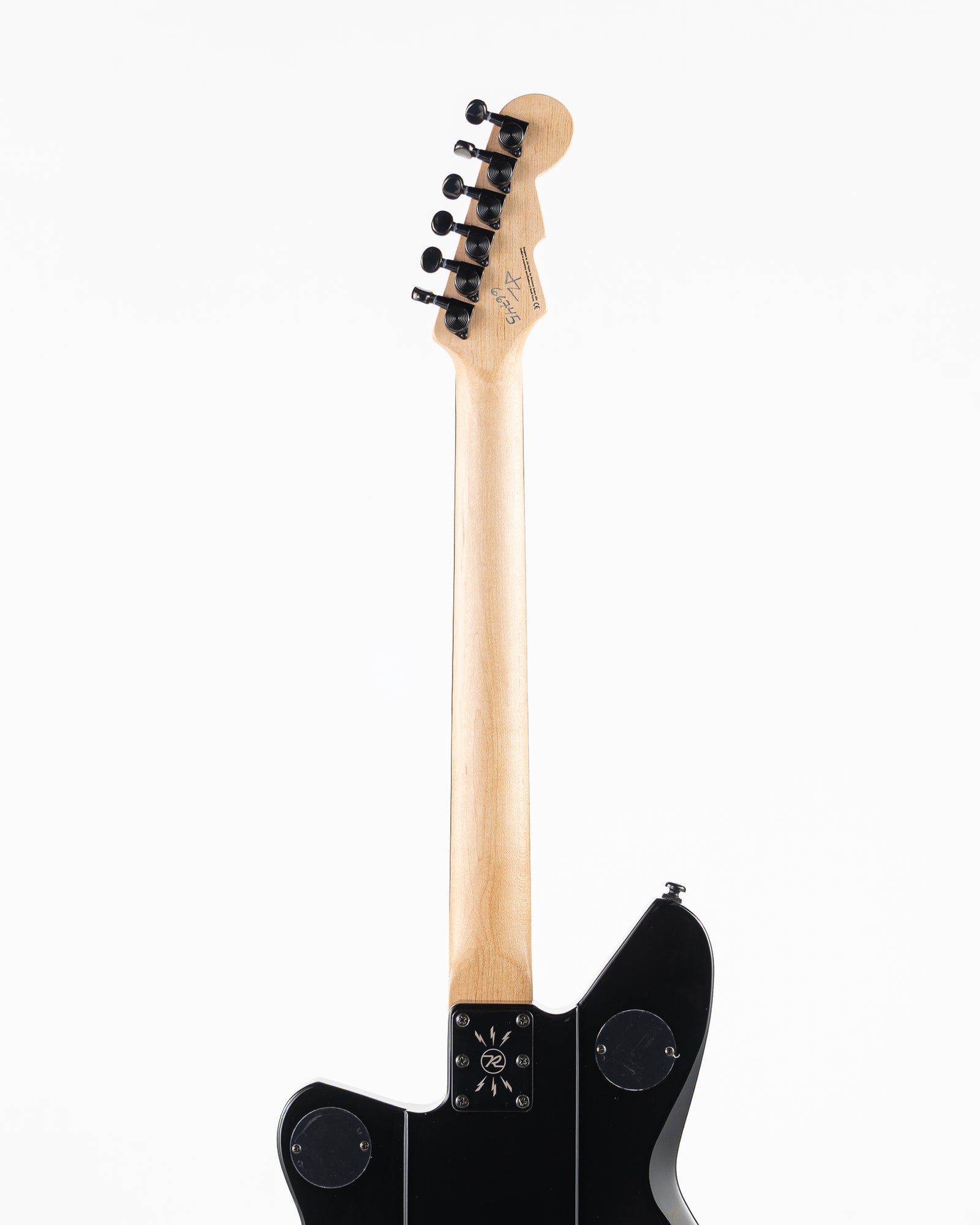B-Stock Reverend Bolt-On Series Airsonic W Blackout Edition Electric Guitar - Midnight Black