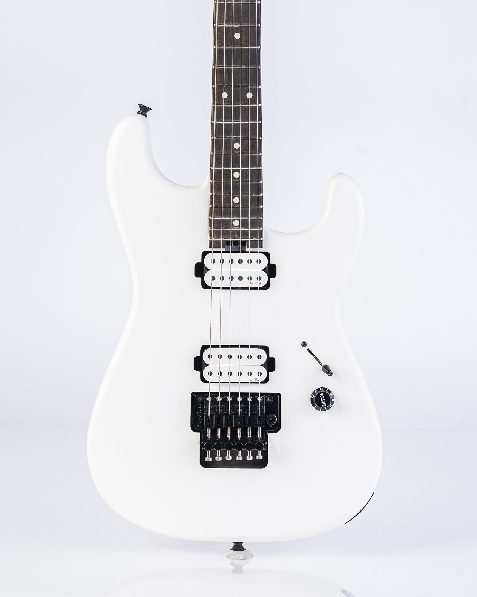 Charvel Jim Root Signature Pro-Mod San Dimas Style 1 HH FR with Ebony Fingerboard - Satin White