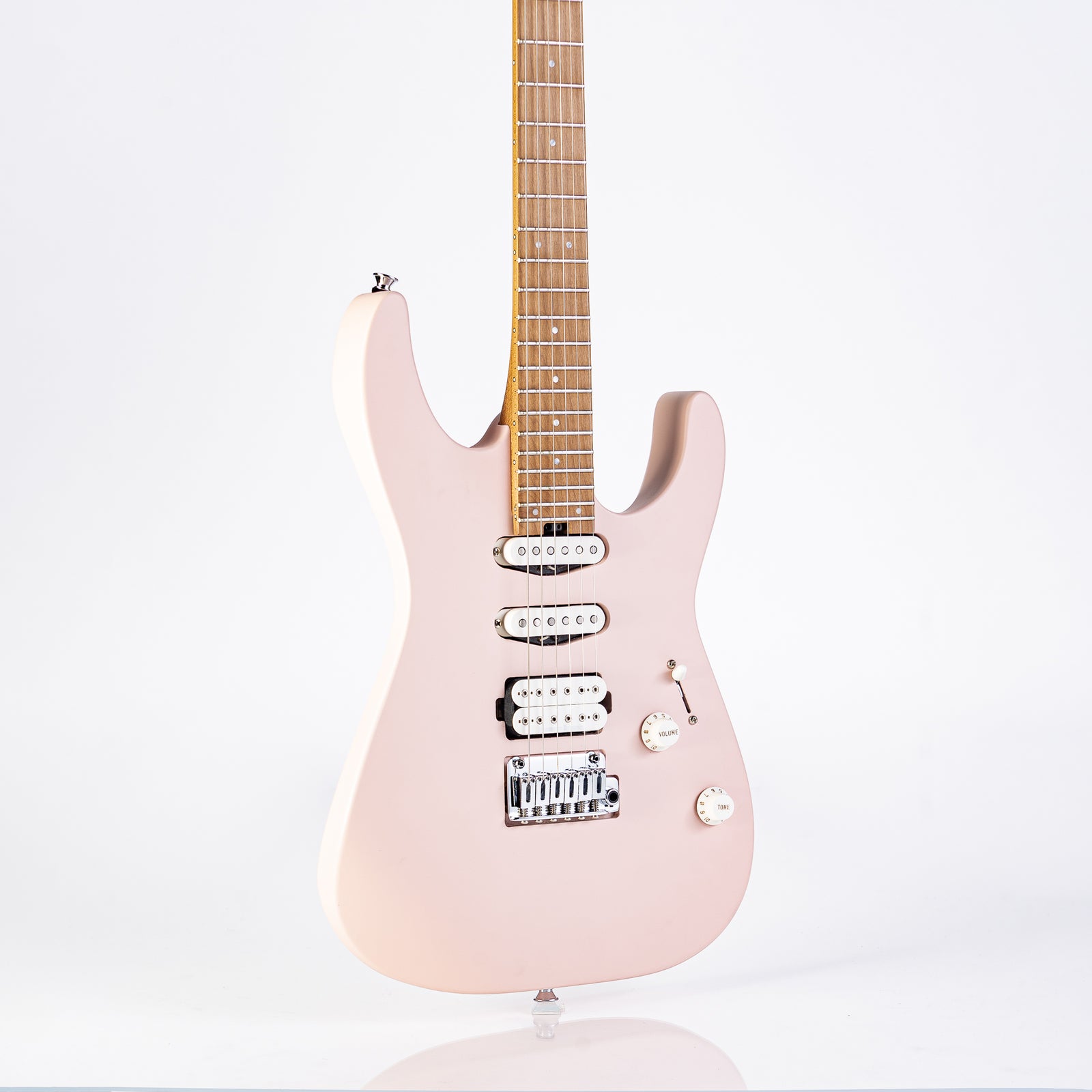 USED Charvel PRO-MOD DK24 HSS 2PT CM Electric Guitar - Shell Pink