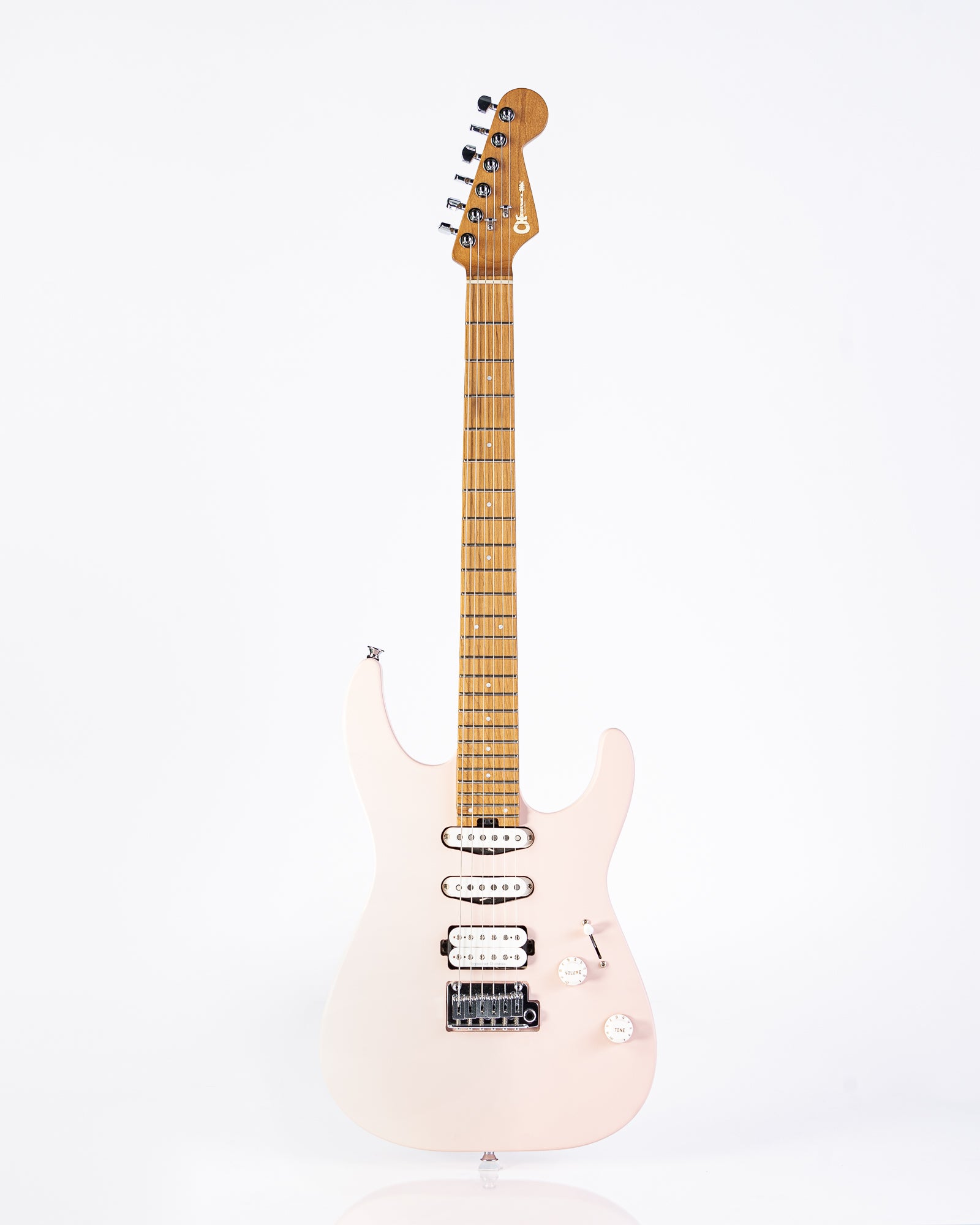 USED Charvel PRO-MOD DK24 HSS 2PT CM Electric Guitar - Shell Pink