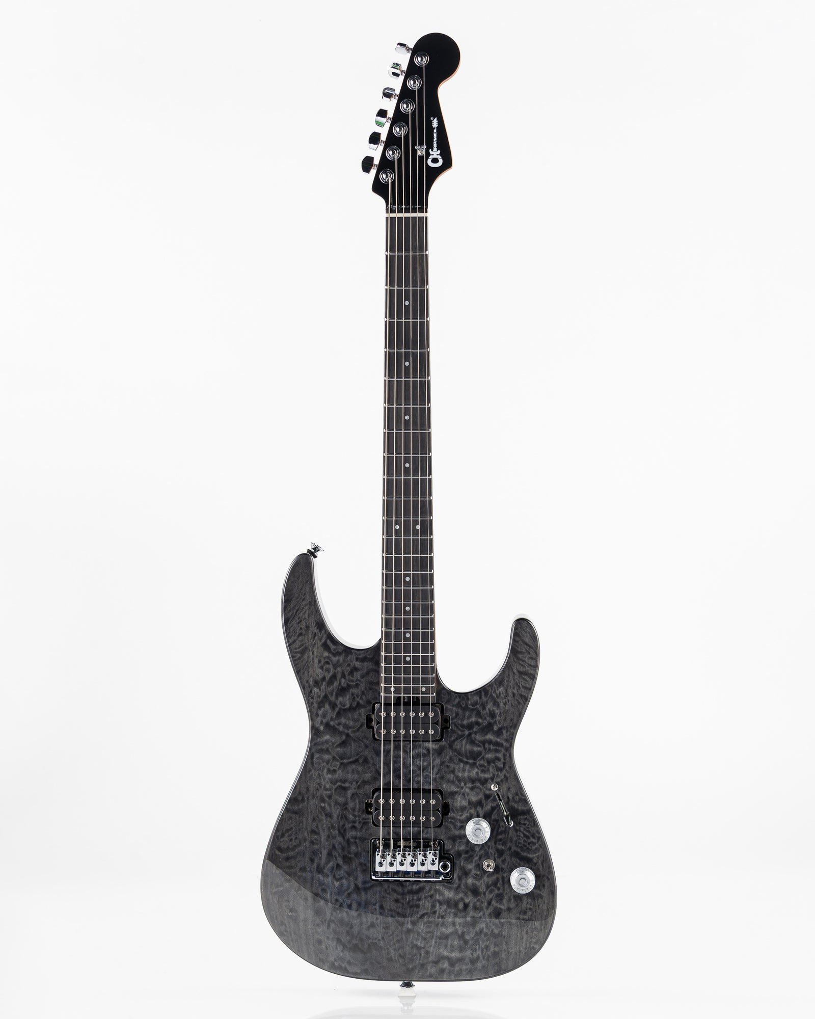 Charvel Pro-Mod Plus Dinky DK24 HH 2PT E QM Electric Guitar - Midnight Ocean