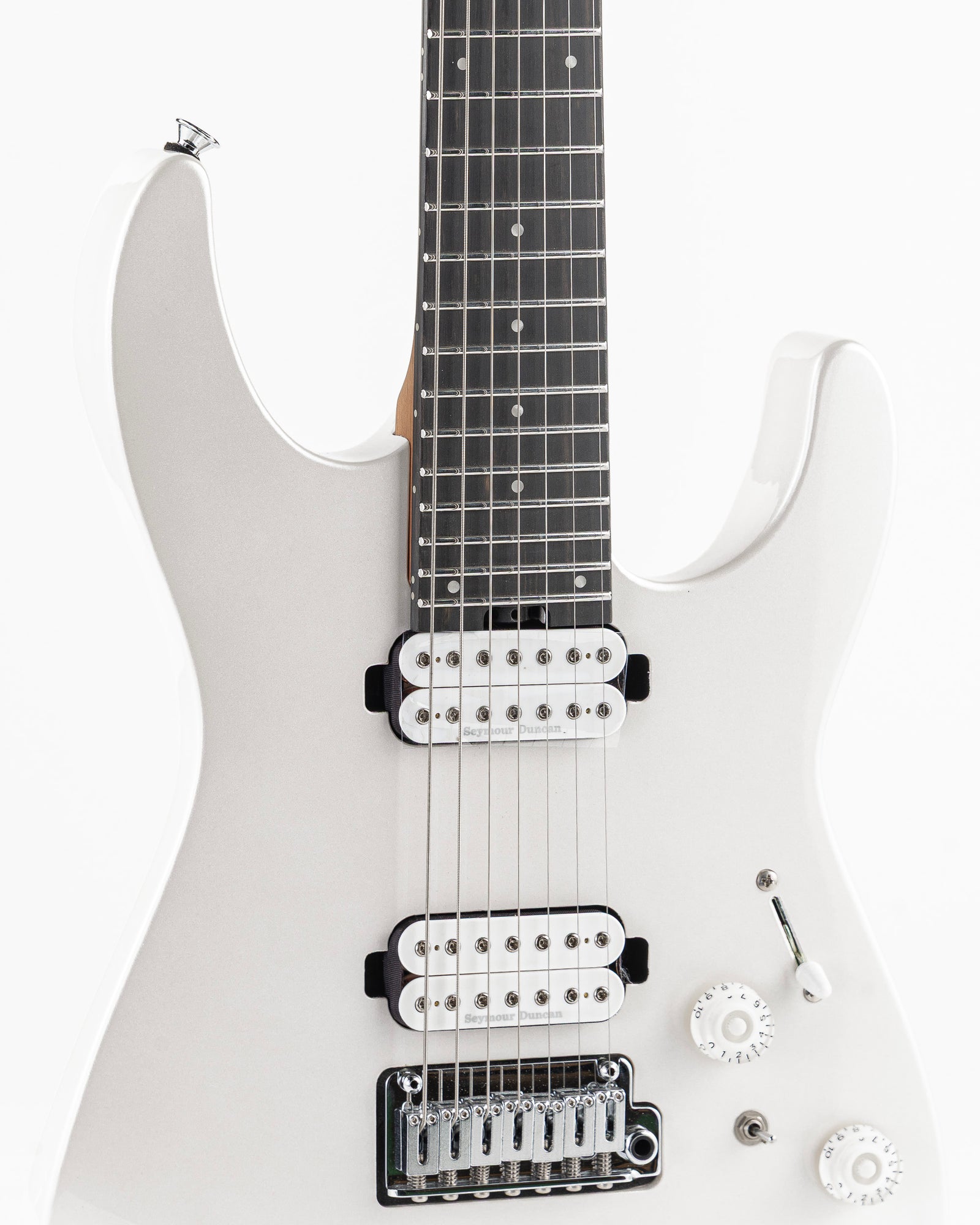 Charvel Pro-Mod Plus Limited Edition DK24-7 HH 2PT EB 7 String Electric Guitar - Celestial Silk