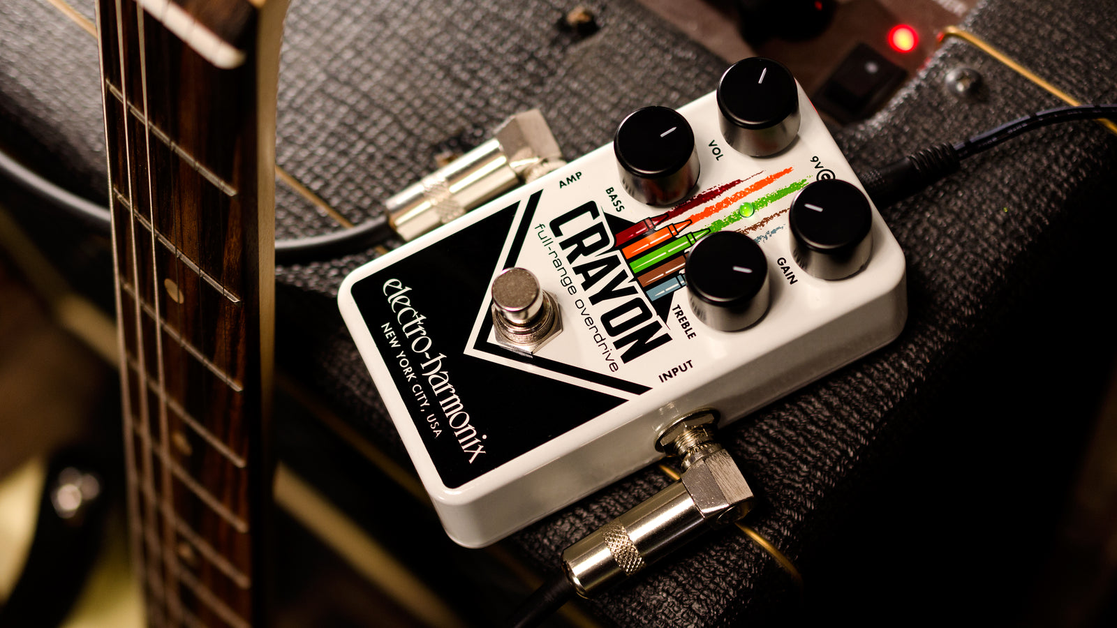 Electro-Harmonix Crayon Overdrive Full-Range Overdrive Guitar Pedal