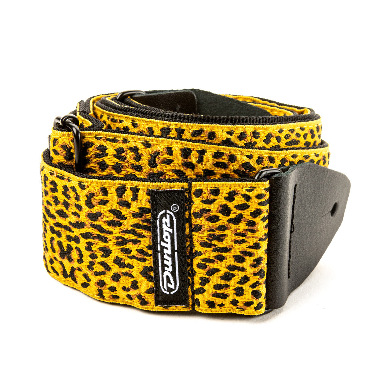 Dunlop D6725 Jacquard Guitar Strap/Bass Strap - LeopardSkin