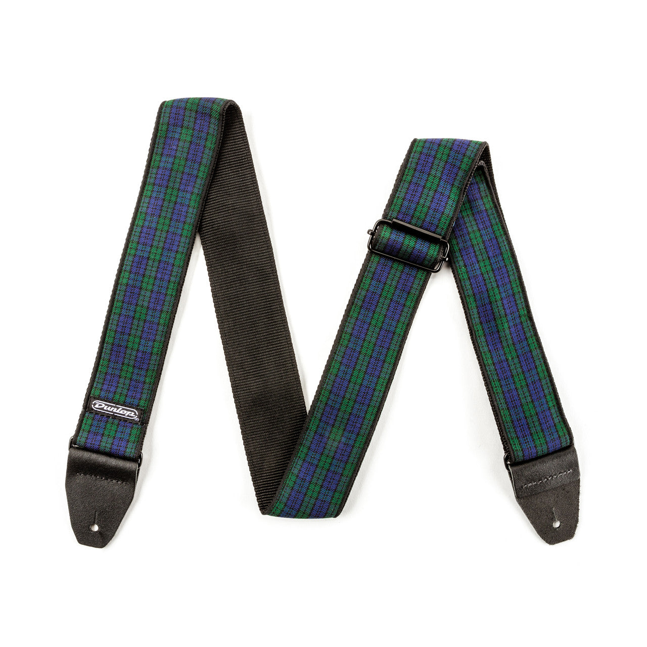 Dunlop D6731 Jacquard Guitar Strap/Bass Strap - Black Watch Plaid