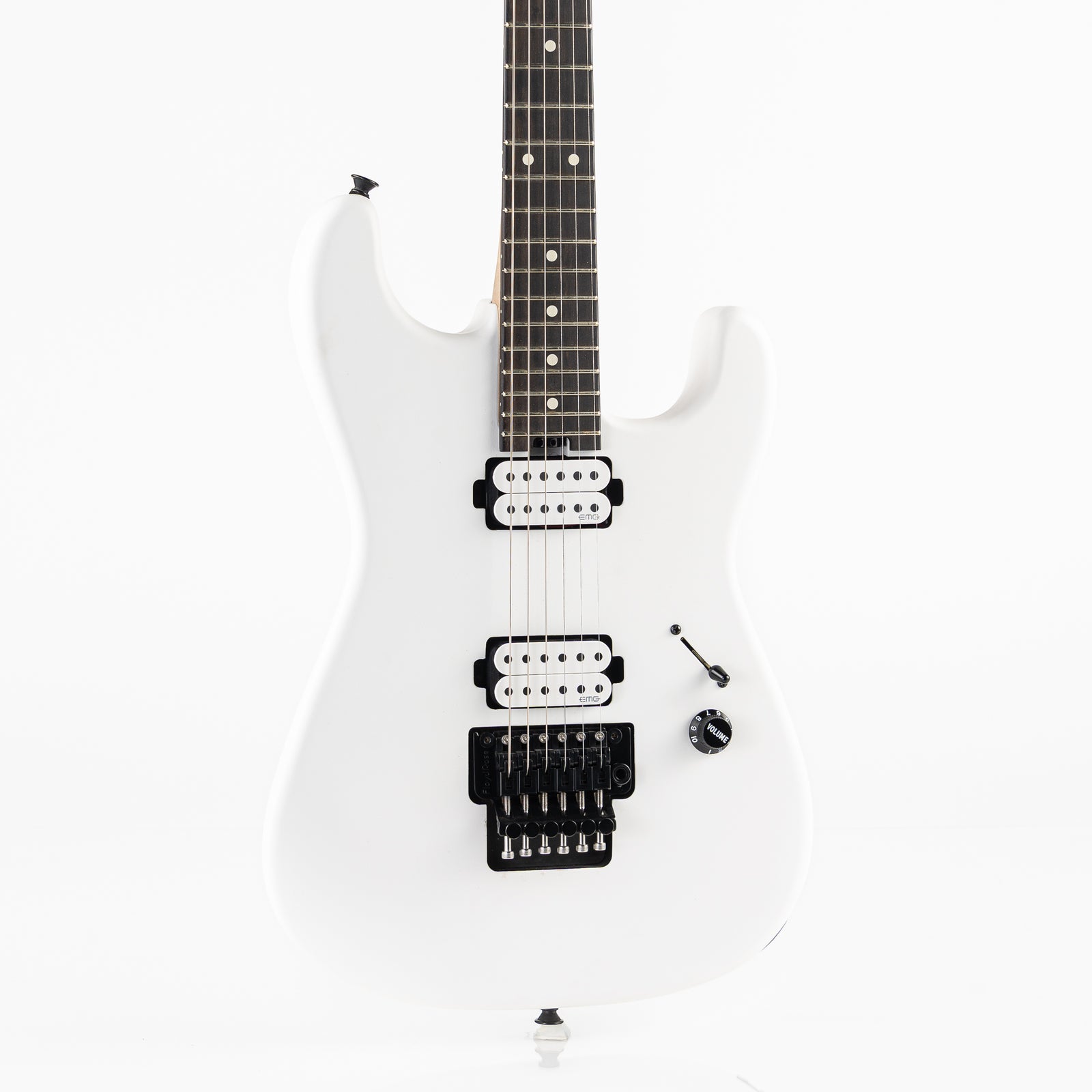 Charvel Jim Root Signature Pro-Mod San Dimas Style 1 HH FR with Ebony Fingerboard - Satin White