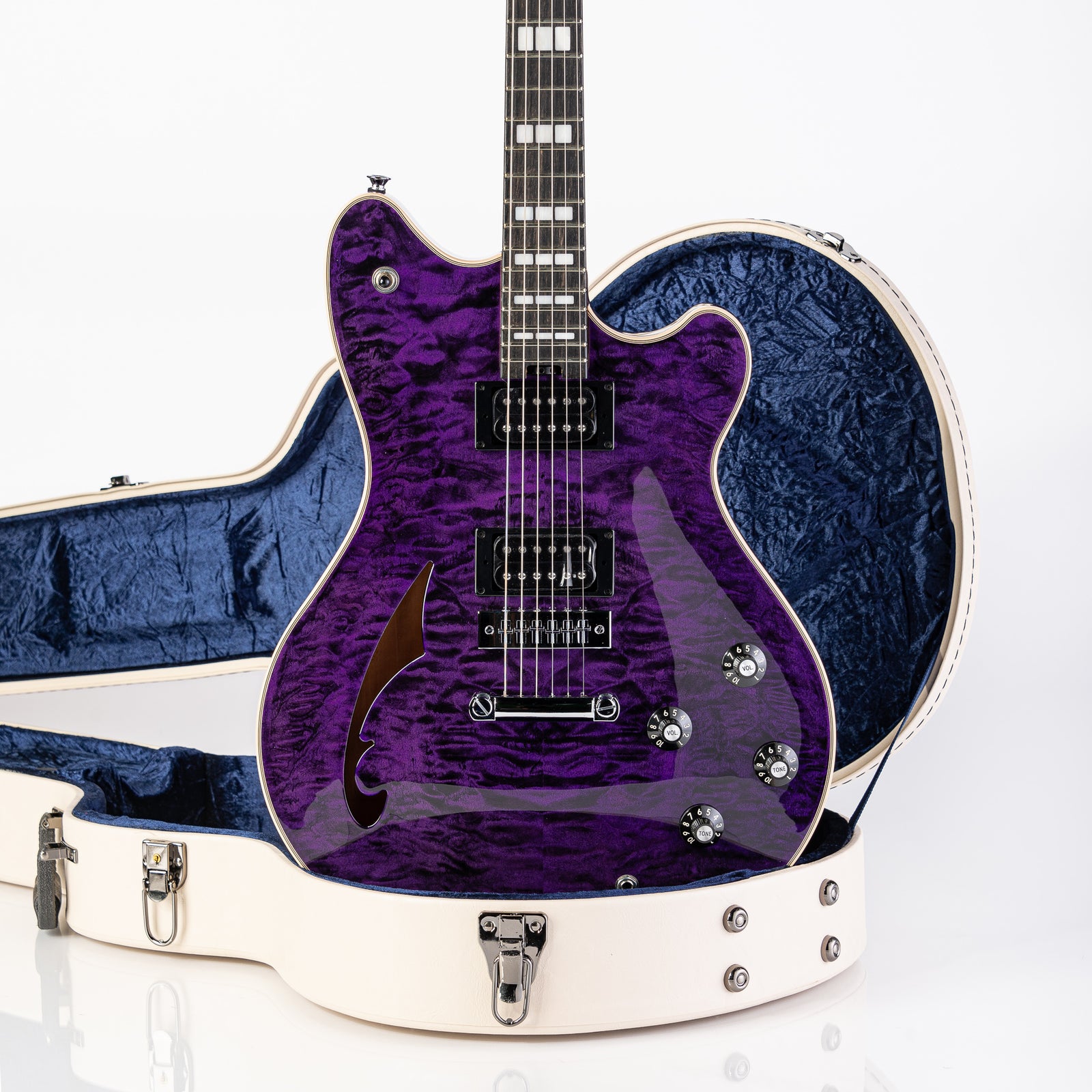 EVH SA-126 Special Quilted Maple Electric Guitar- Transparent Purple
