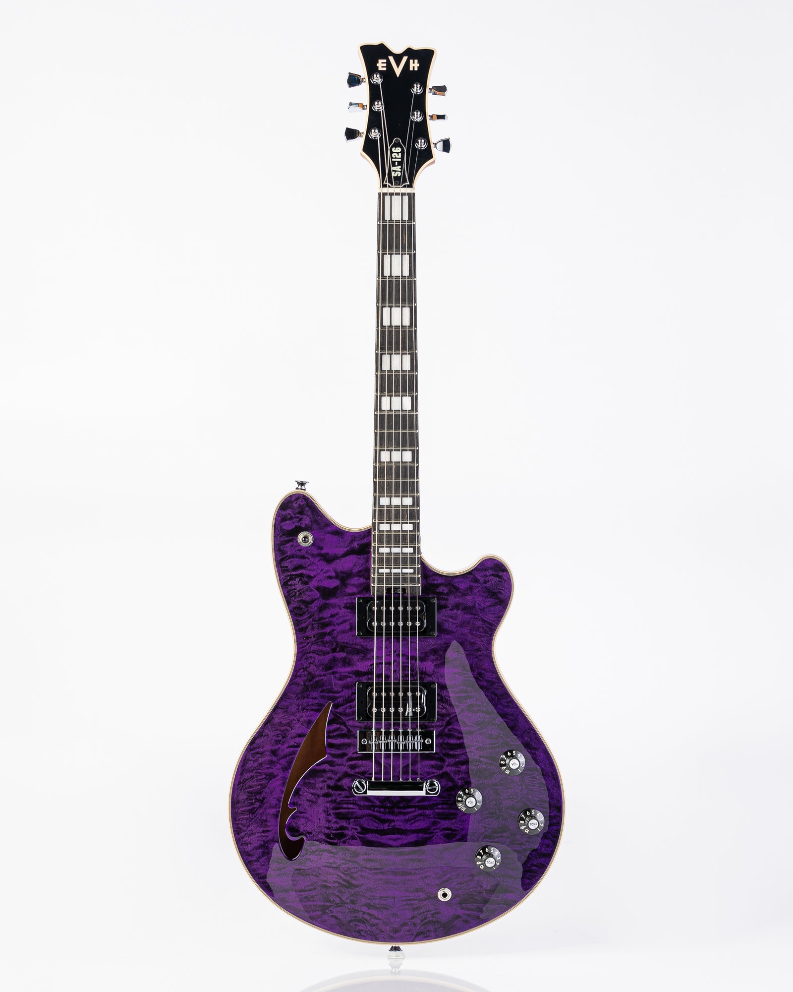 EVH SA-126 Special Quilted Maple Electric Guitar- Transparent Purple