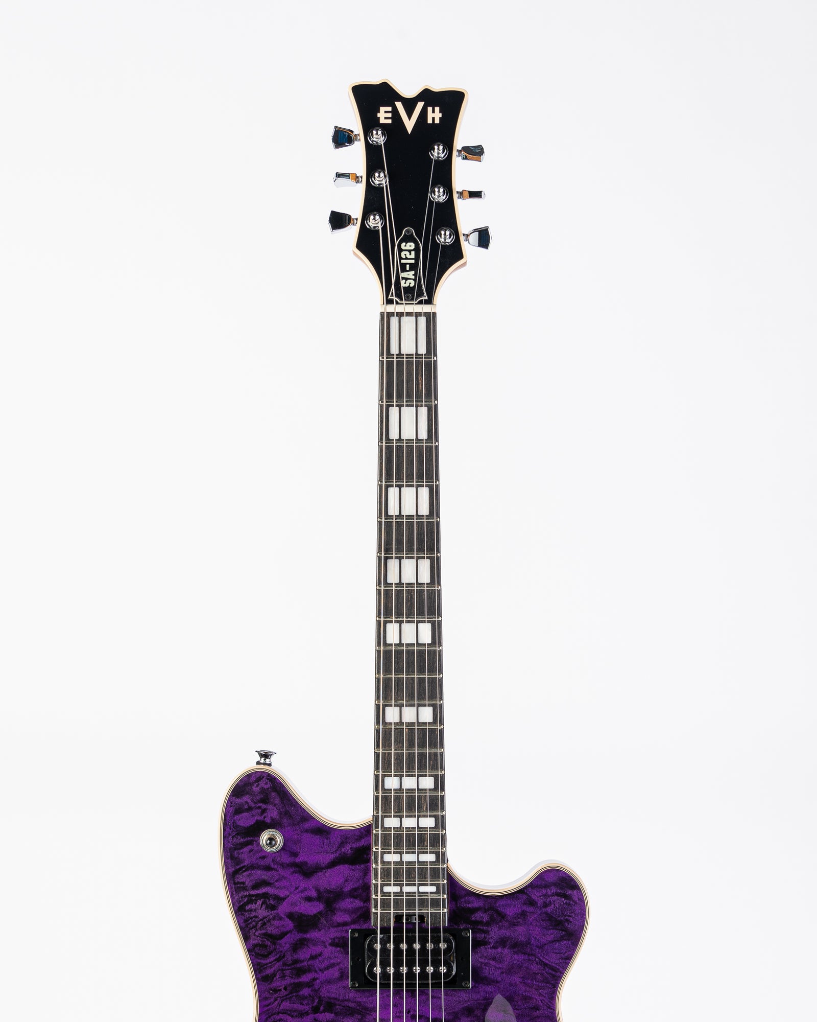 EVH SA-126 Special Quilted Maple Electric Guitar- Transparent Purple