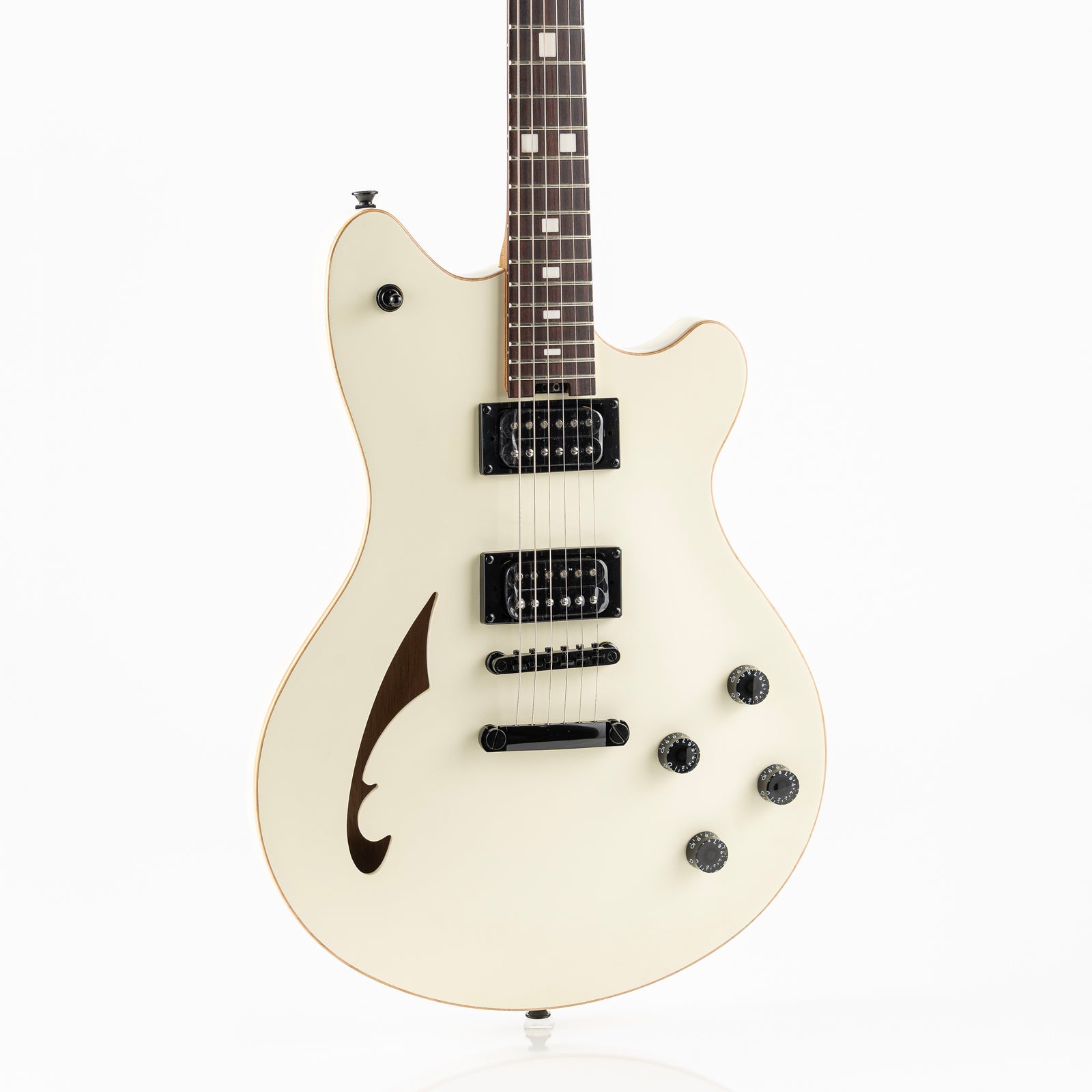 EVH SA-126 Standard Semi-Hollow Electric Guitar - Satin Vintage White