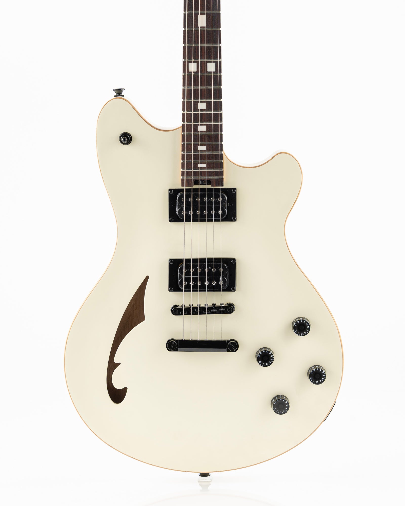 EVH SA-126 Standard Semi-Hollow Electric Guitar - Satin Vintage White