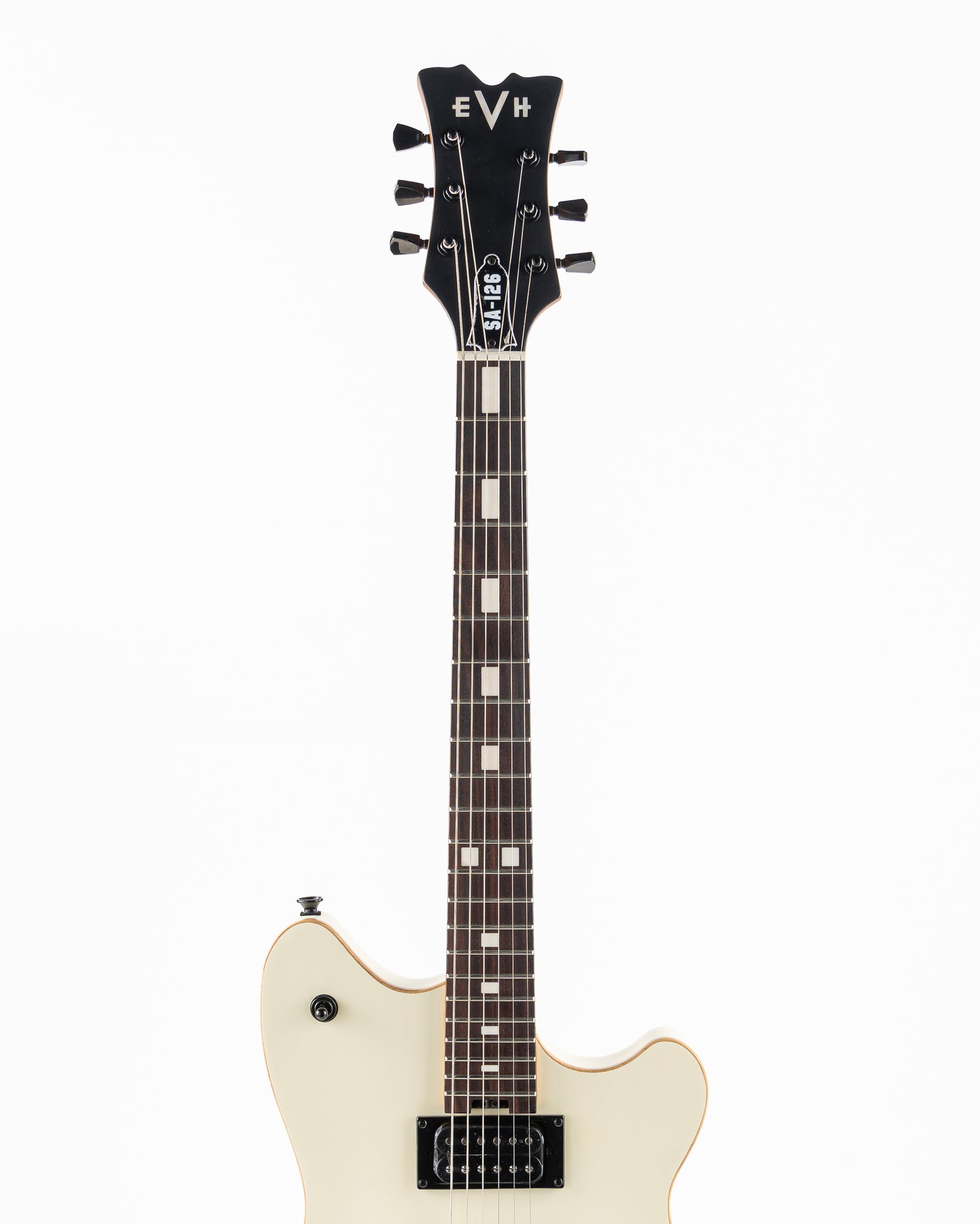 EVH SA-126 Standard Semi-Hollow Electric Guitar - Satin Vintage White