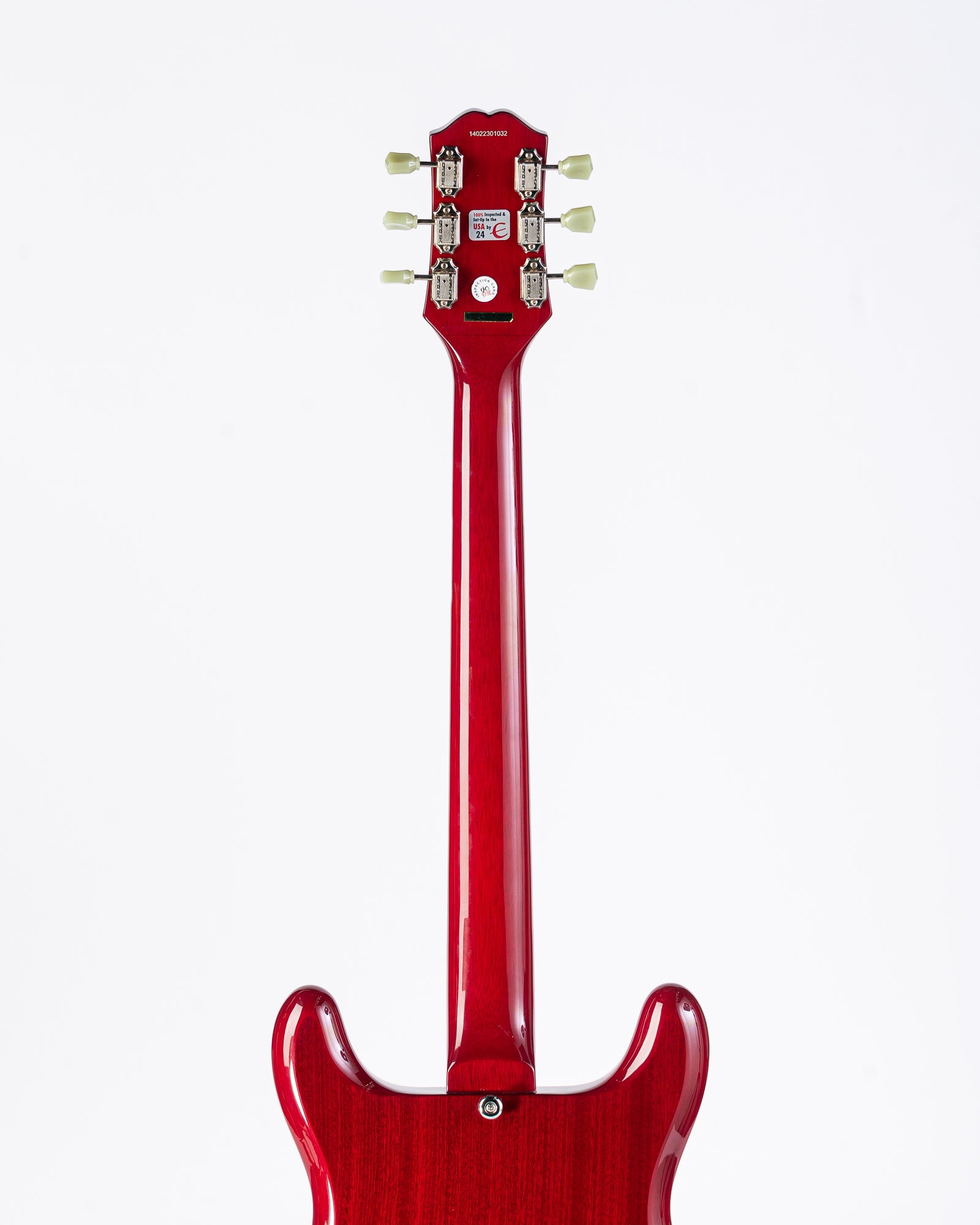 USED Epiphone 64' Reissue Crestwood Custom - Cherry with Hardshell Case