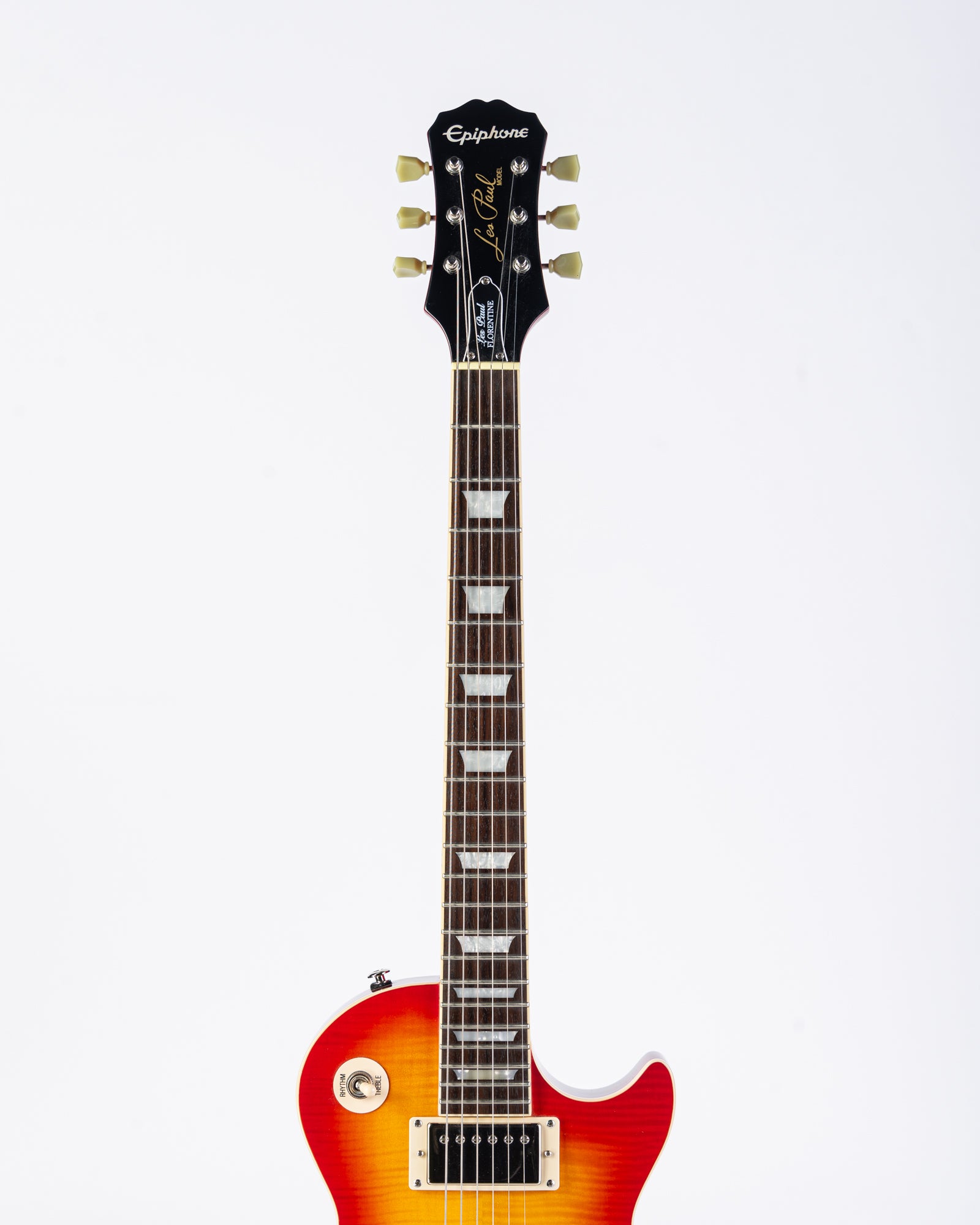 USED Epiphone Les Paul Florentine PRO Faded Cherry Burst W/Gibson Gig Bag