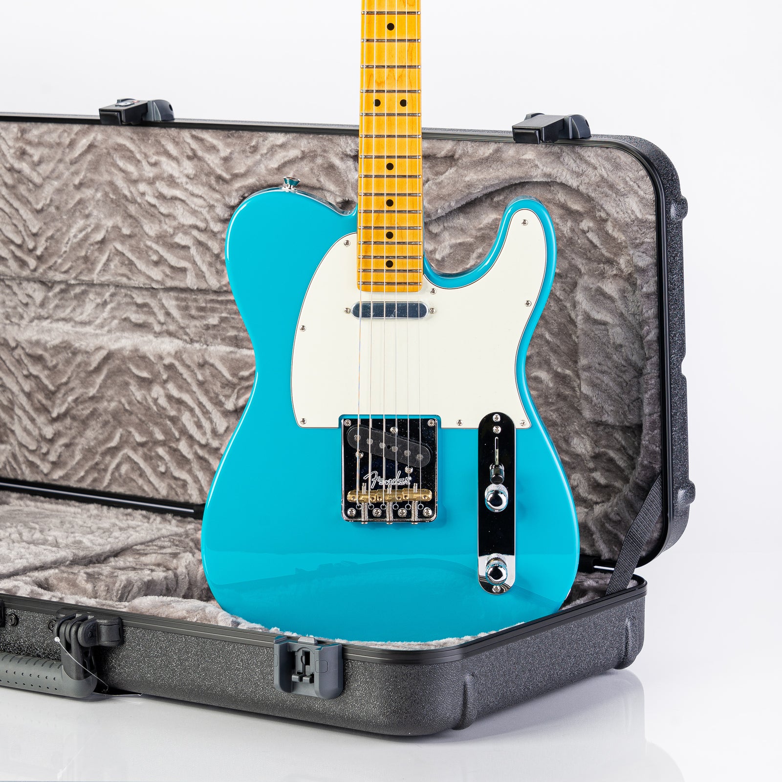 Fender American Professional II Telecaster Electric Guitar- Miami Blue