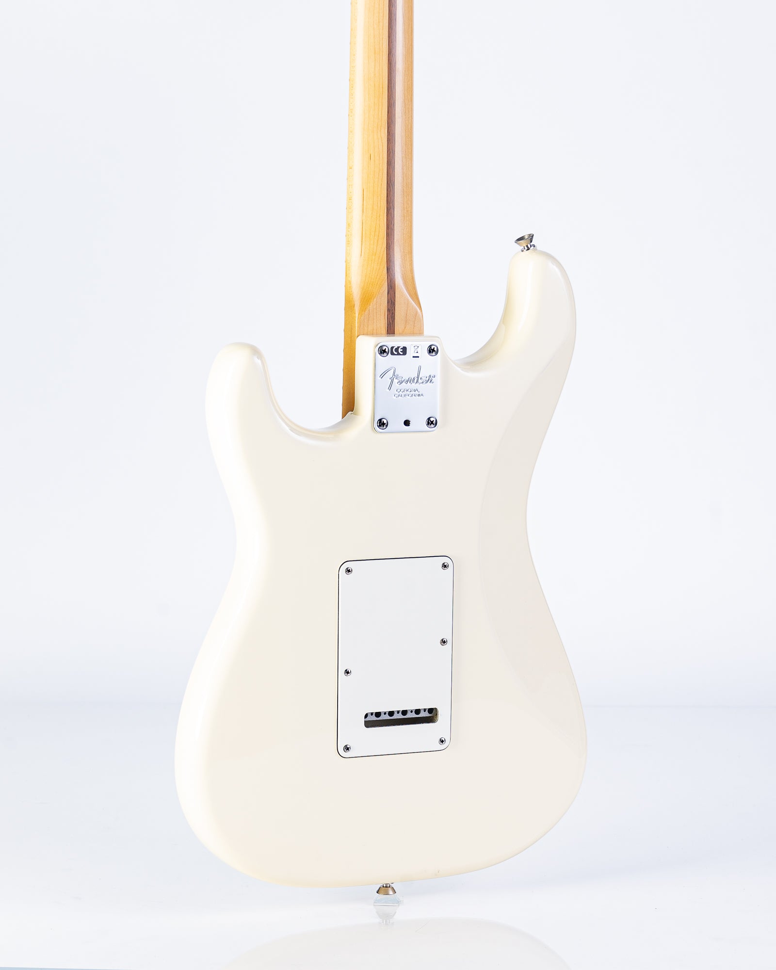 USED Fender American Standard Stratocaster Electric Guitar - Olympic White