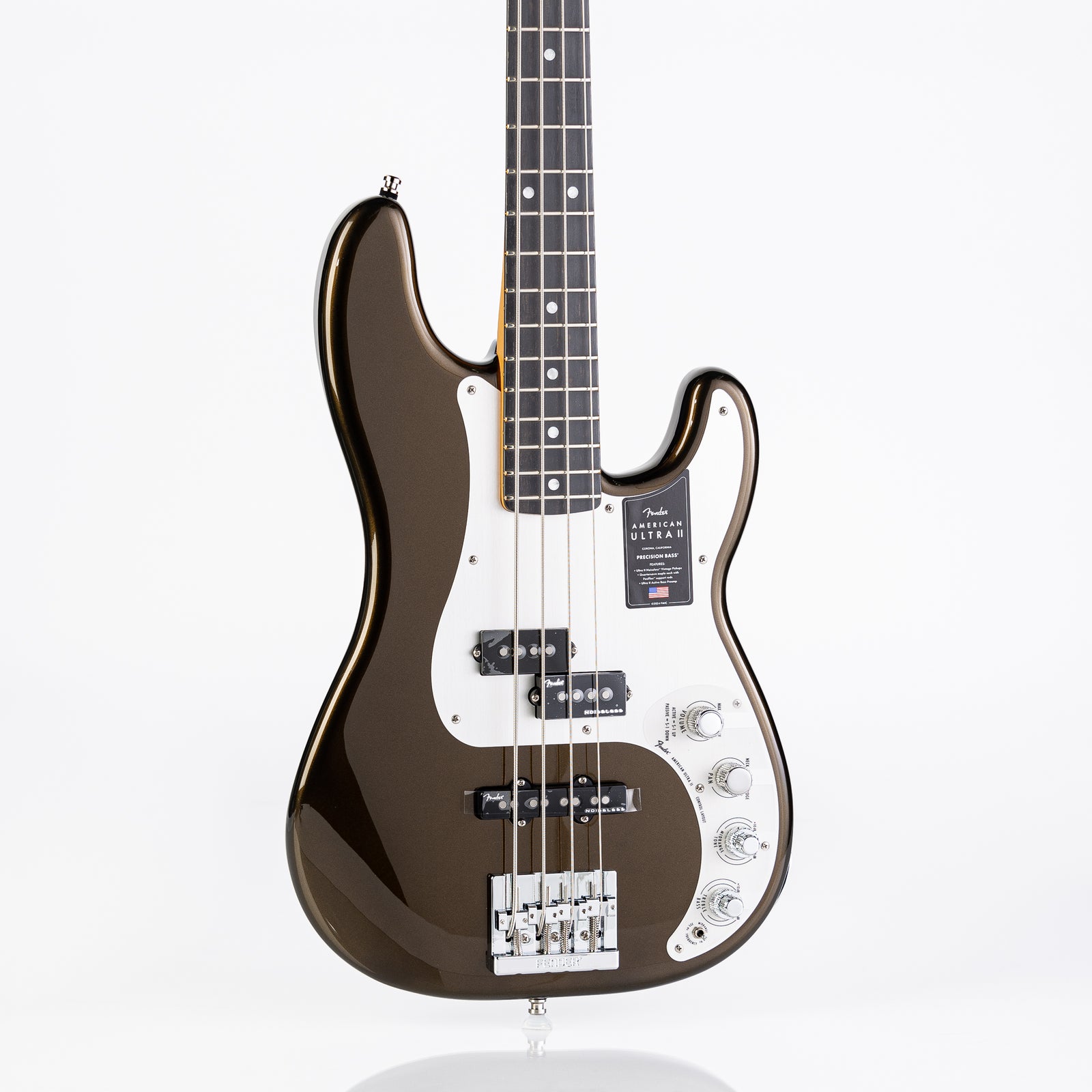 Fender American Ultra II Precision Bass - Texas Tea