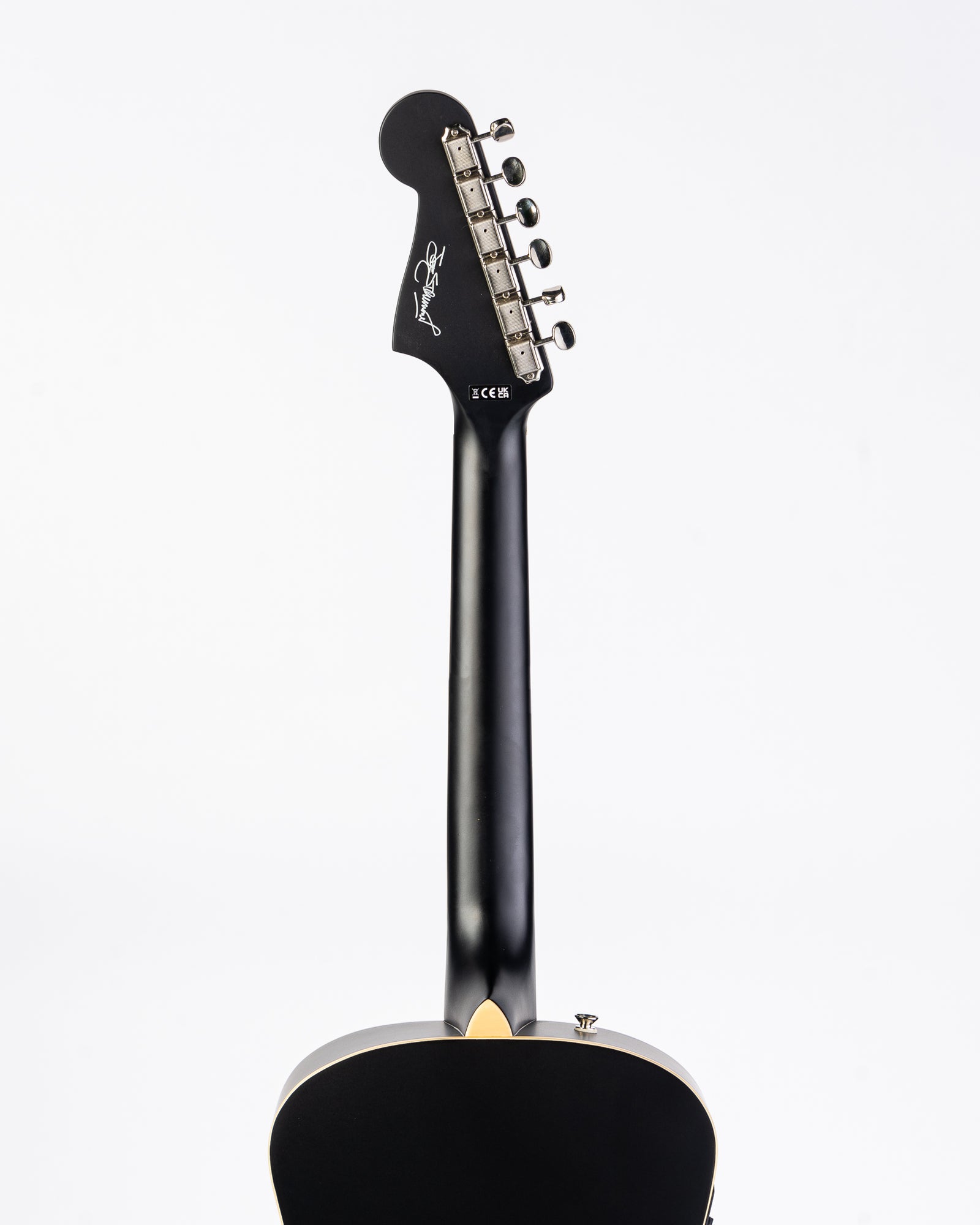 B-STOCK Fender Artist Series Joe Strummer Campfire Acoustic Electric Guitar with Walnut Fingerboard - Matte Black