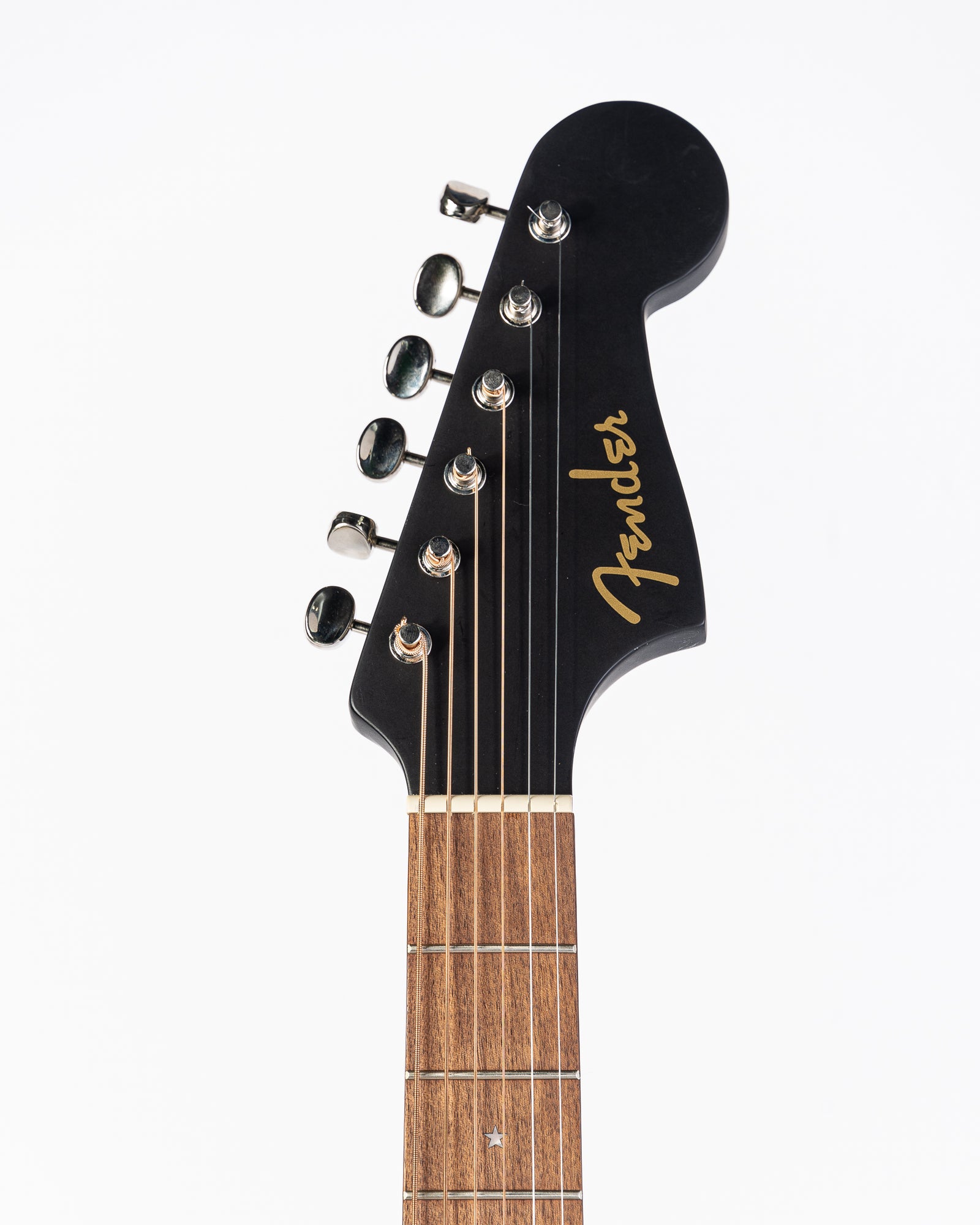 B-STOCK Fender Artist Series Joe Strummer Campfire Acoustic Electric Guitar with Walnut Fingerboard - Matte Black