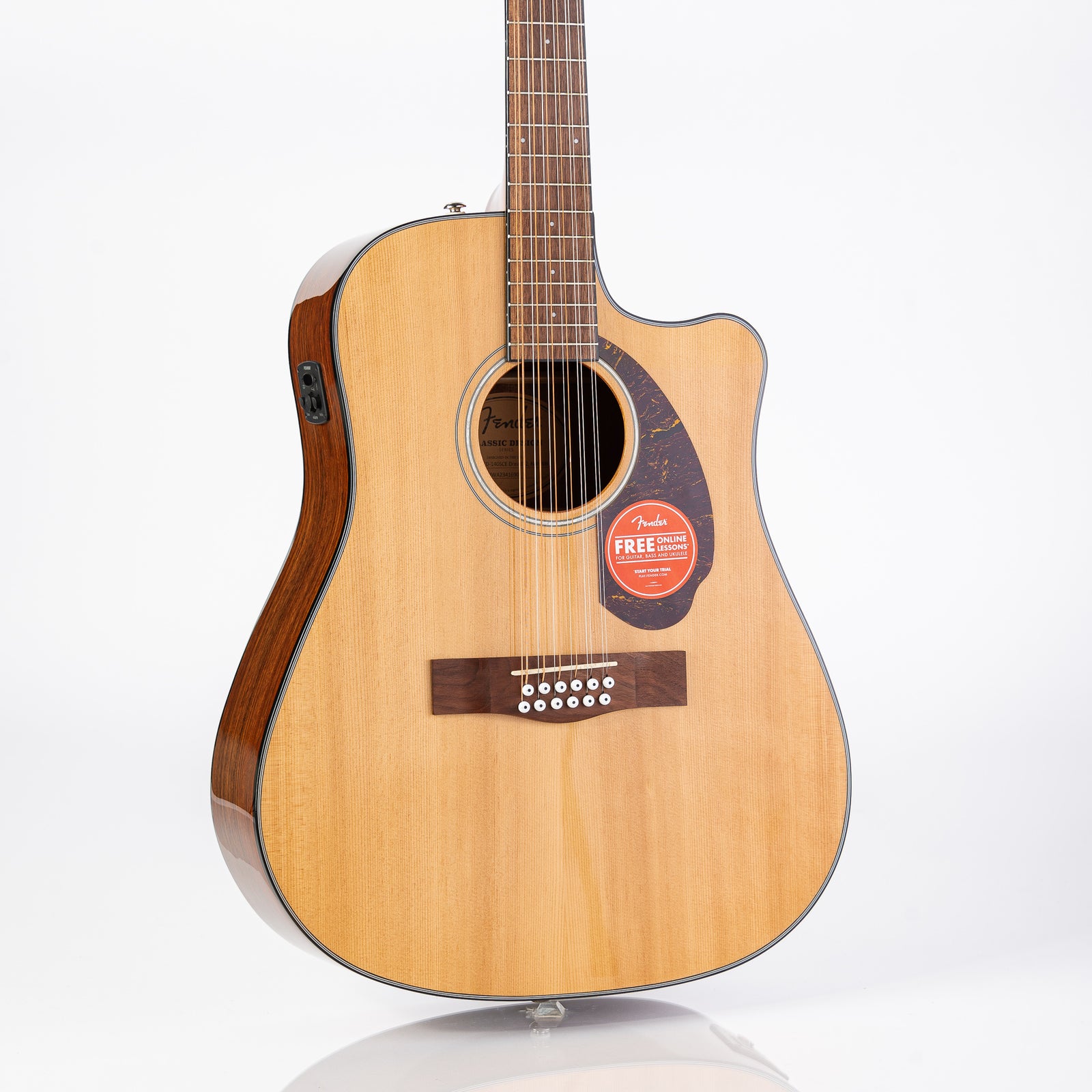 Fender CD-140SCE 12-String Acoustic Electric Guitar- Natural
