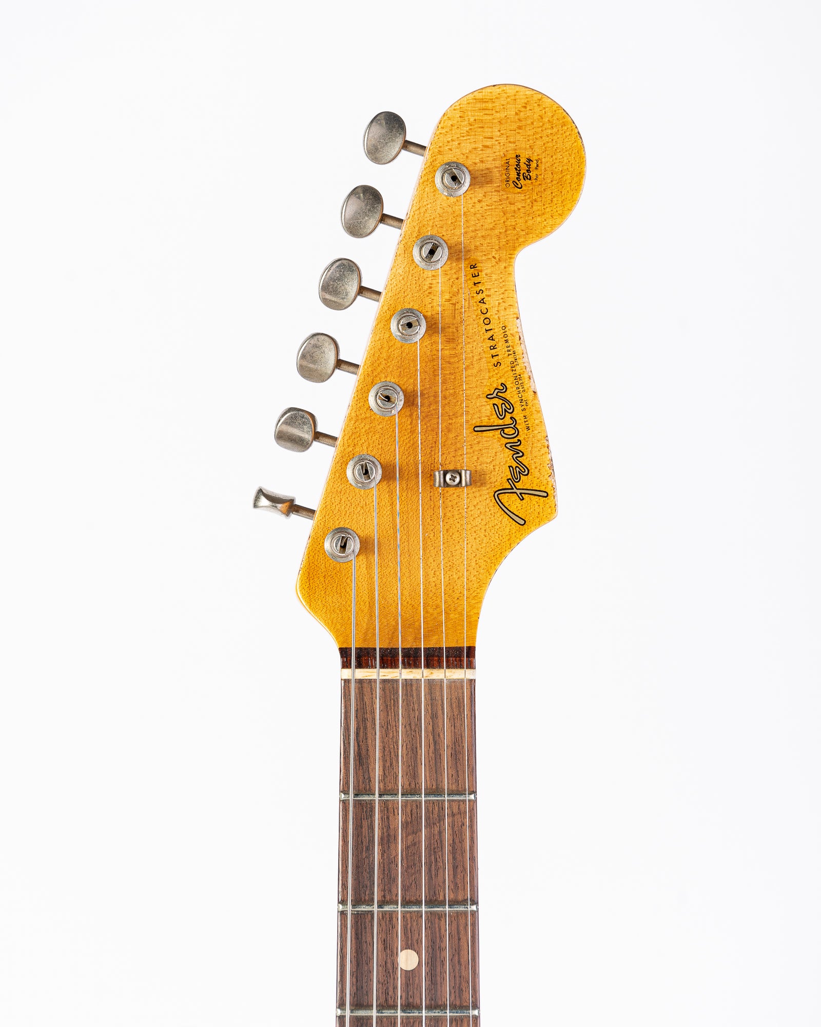 Fender Custom Shop 1963 Stratocaster Electric Guitar - Heavy Relic Faded Aged Sonic Blue