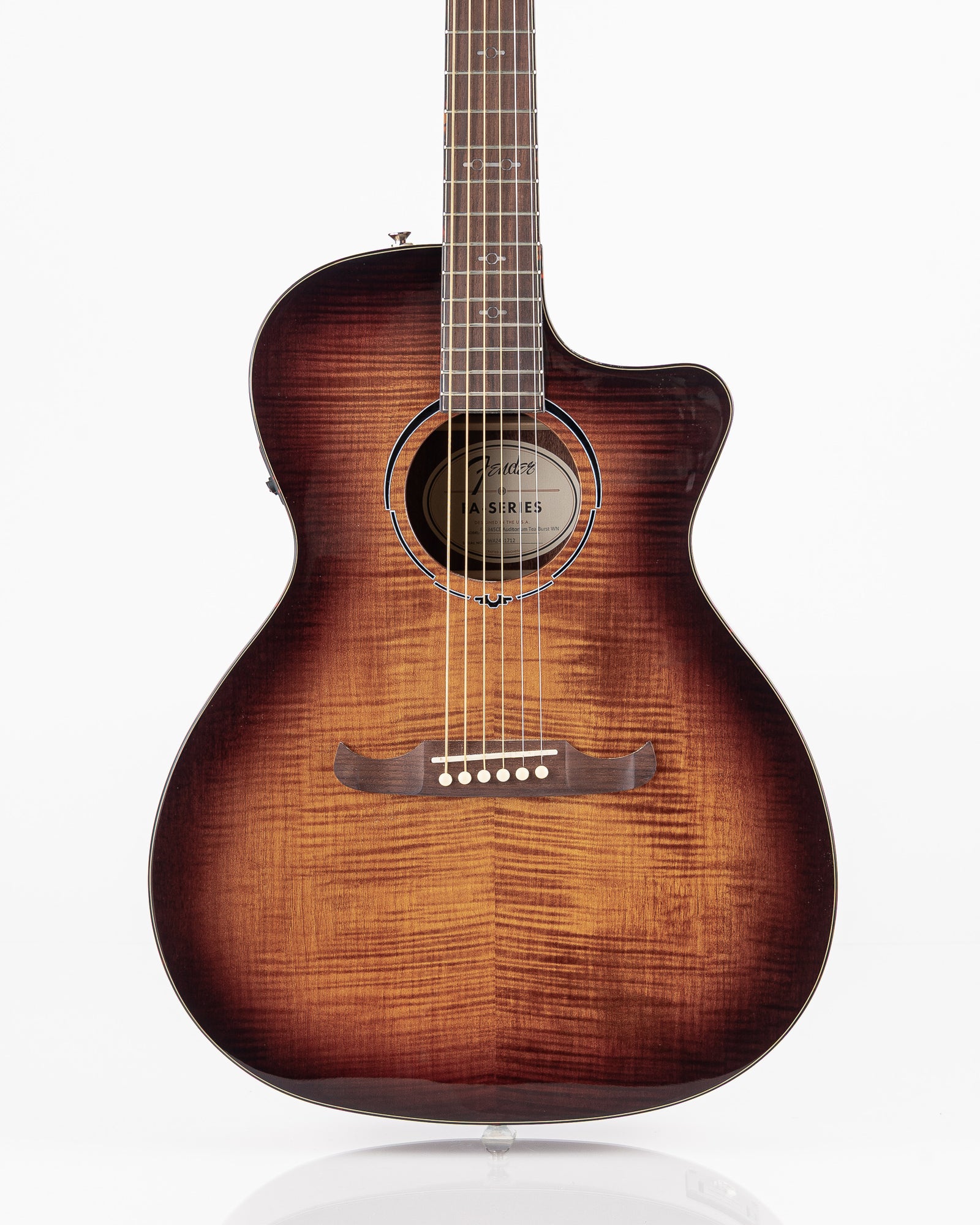 Fender FA-345CE Auditorium Acoustic Electric Guitar - 3-Color Tea Burst