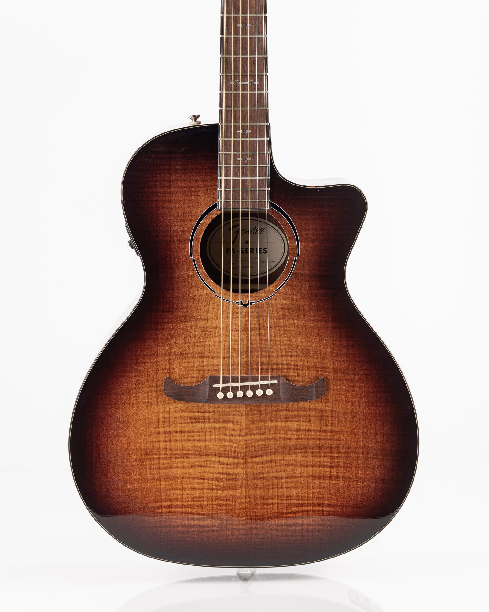 Fender FA-345CE Auditorium Acoustic Electric Guitar - 3 Color Tea Burst