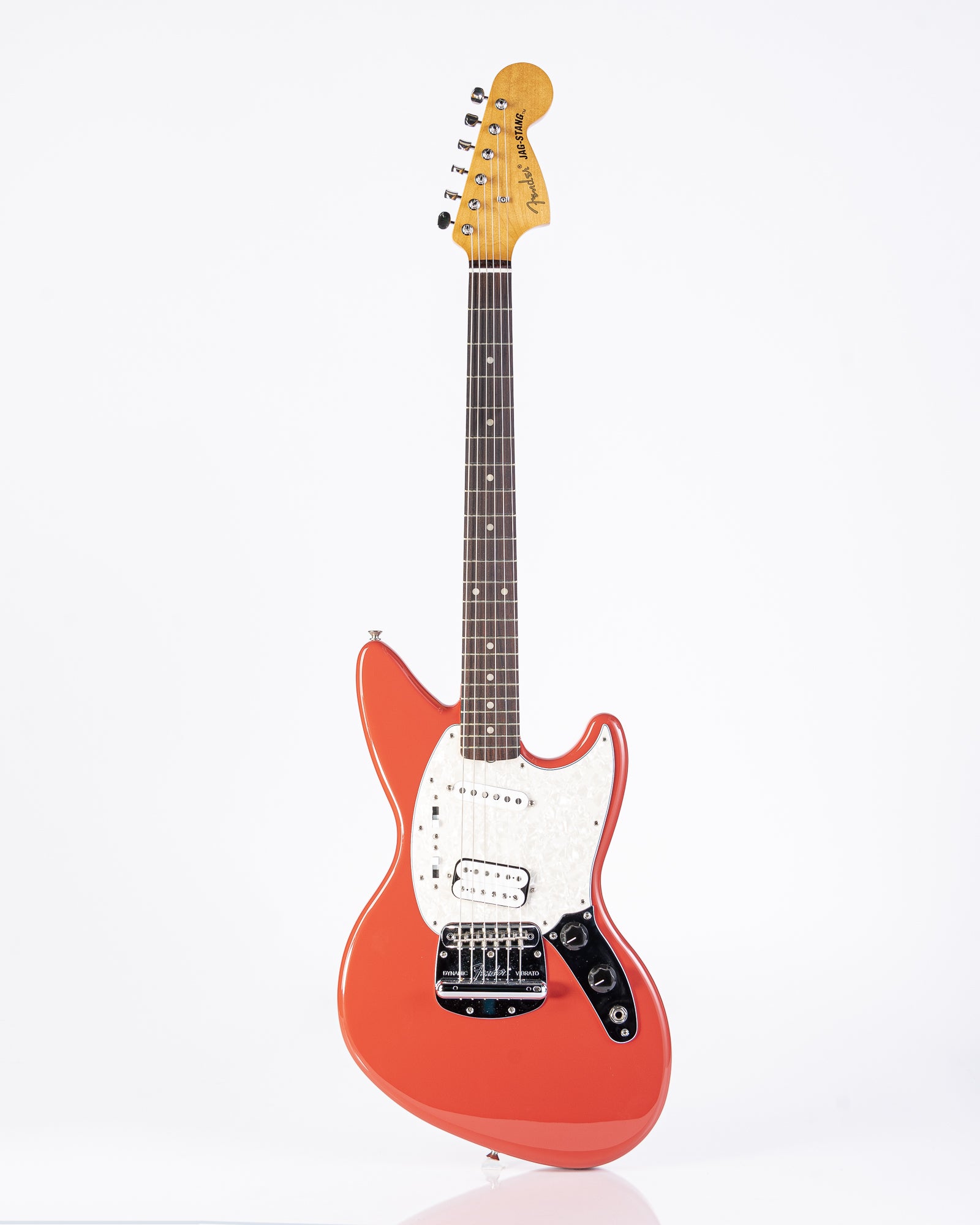 USED Fender Kurt Cobain Jag-Stang with Rosewood Fingerboard - Fiesta Red