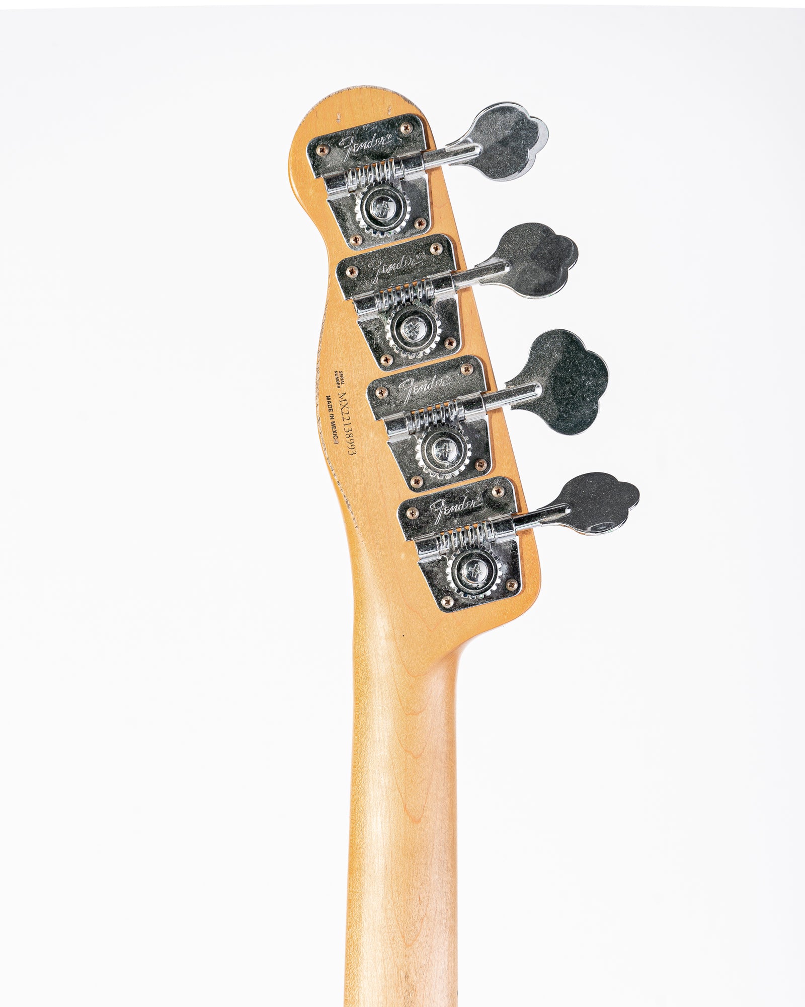 USED Fender Mike Dirnt Signature Road Worn Precision Bass- White Blonde