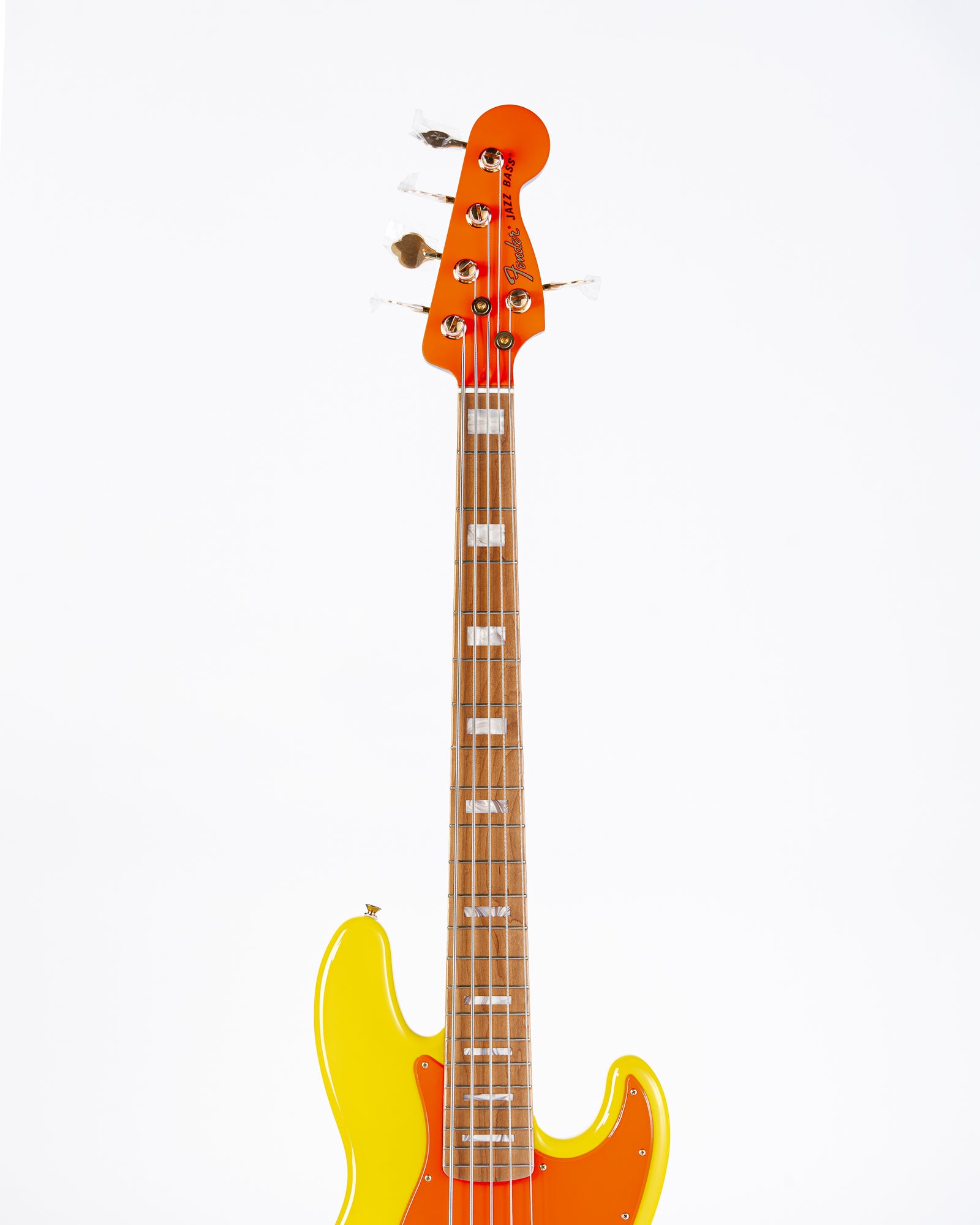 Fender MonoNeon Jazz Bass V Neon Yellow