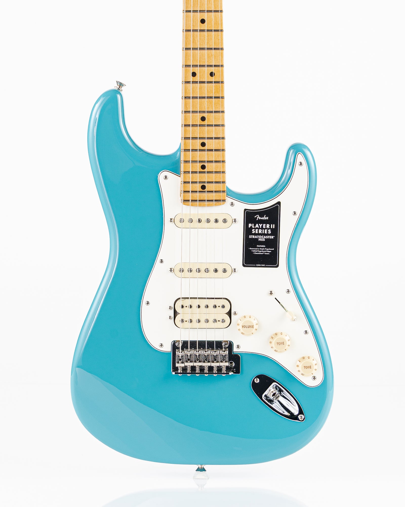Fender Player II Stratocaster HSS Electric Guitar - Aquatone Blue