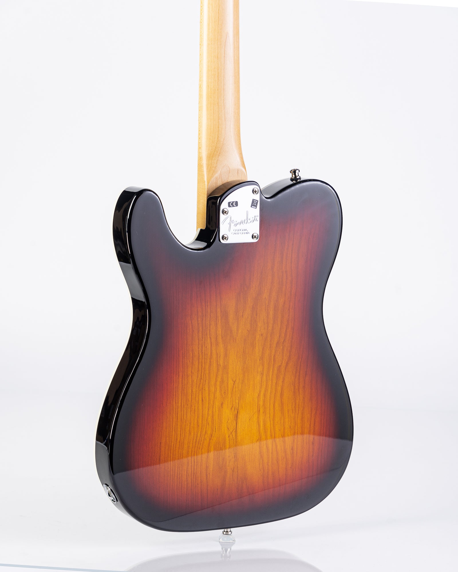 USED Fender American Elite Telecaster Thinline W/OHSC 3-Tone Sunburst