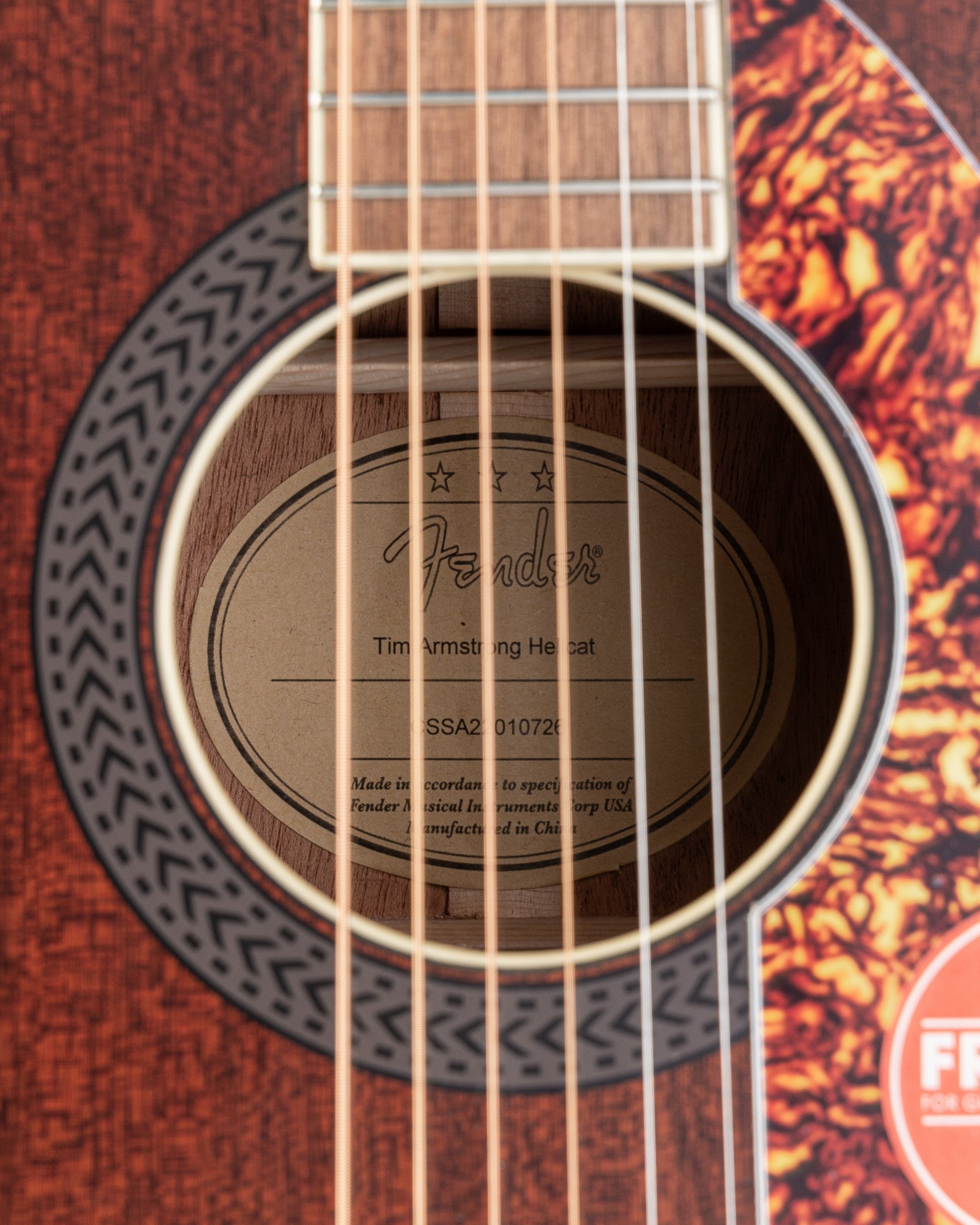 USED Fender Tim Armstrong Hellcat with Walnut Fingerboard Acoustic Electric Guitar - Natural