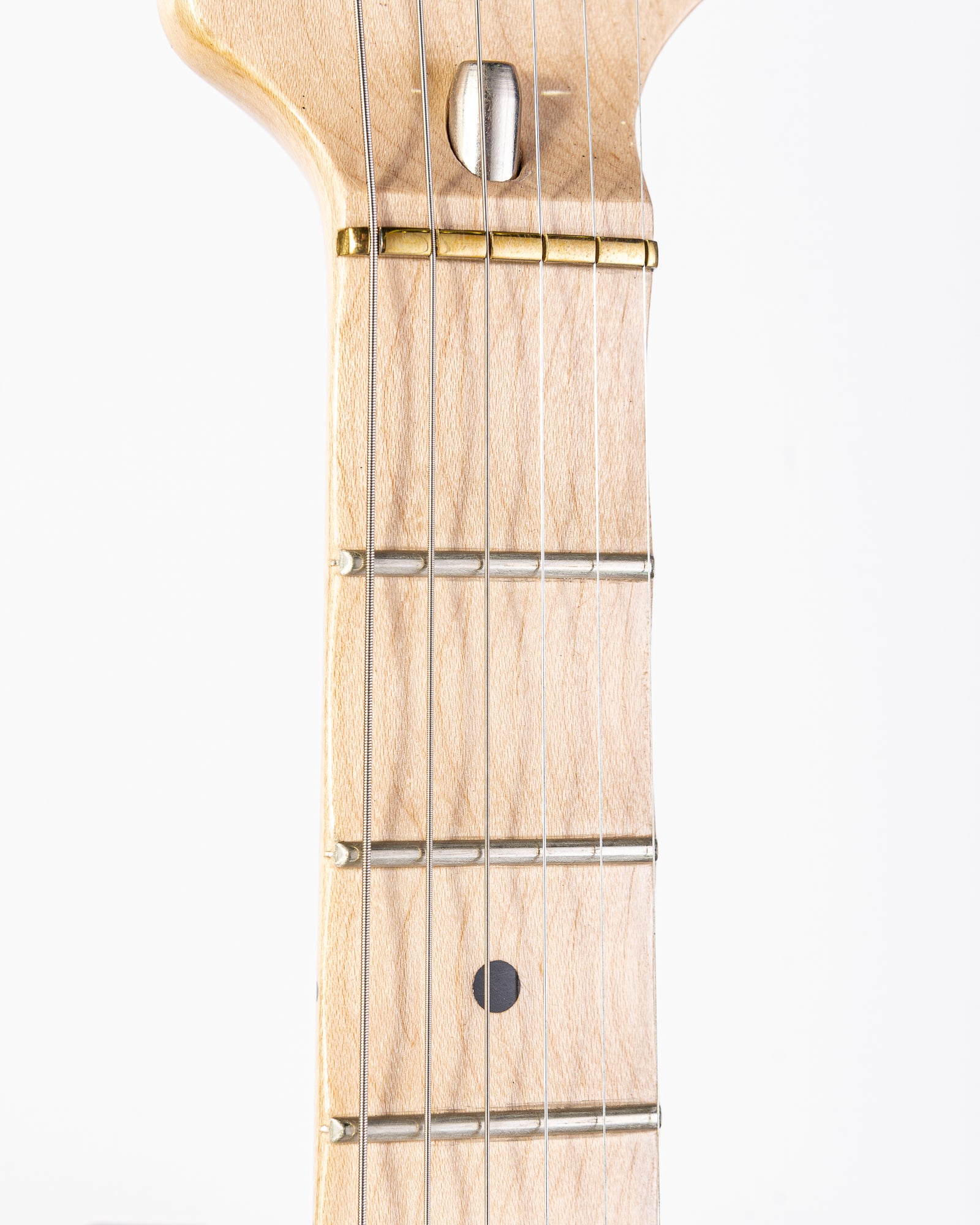 USED Fender Yngwie Malmsteen Signature Stratocaster Scalloped Maple Neck Electric Guitar- Vintage White