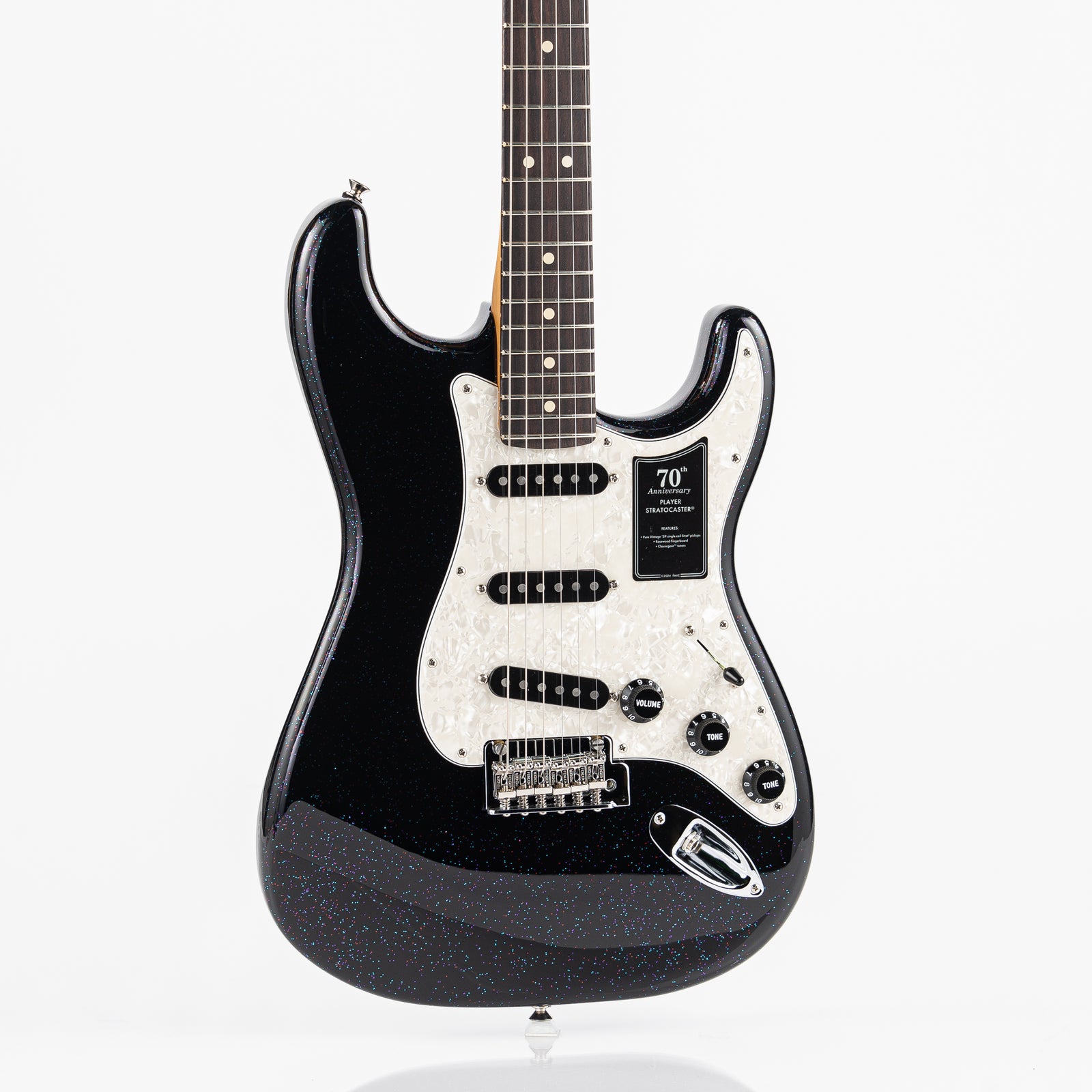 Fender 70th Anniversary Player Stratocaster Electric Guitar - Nebula Noir