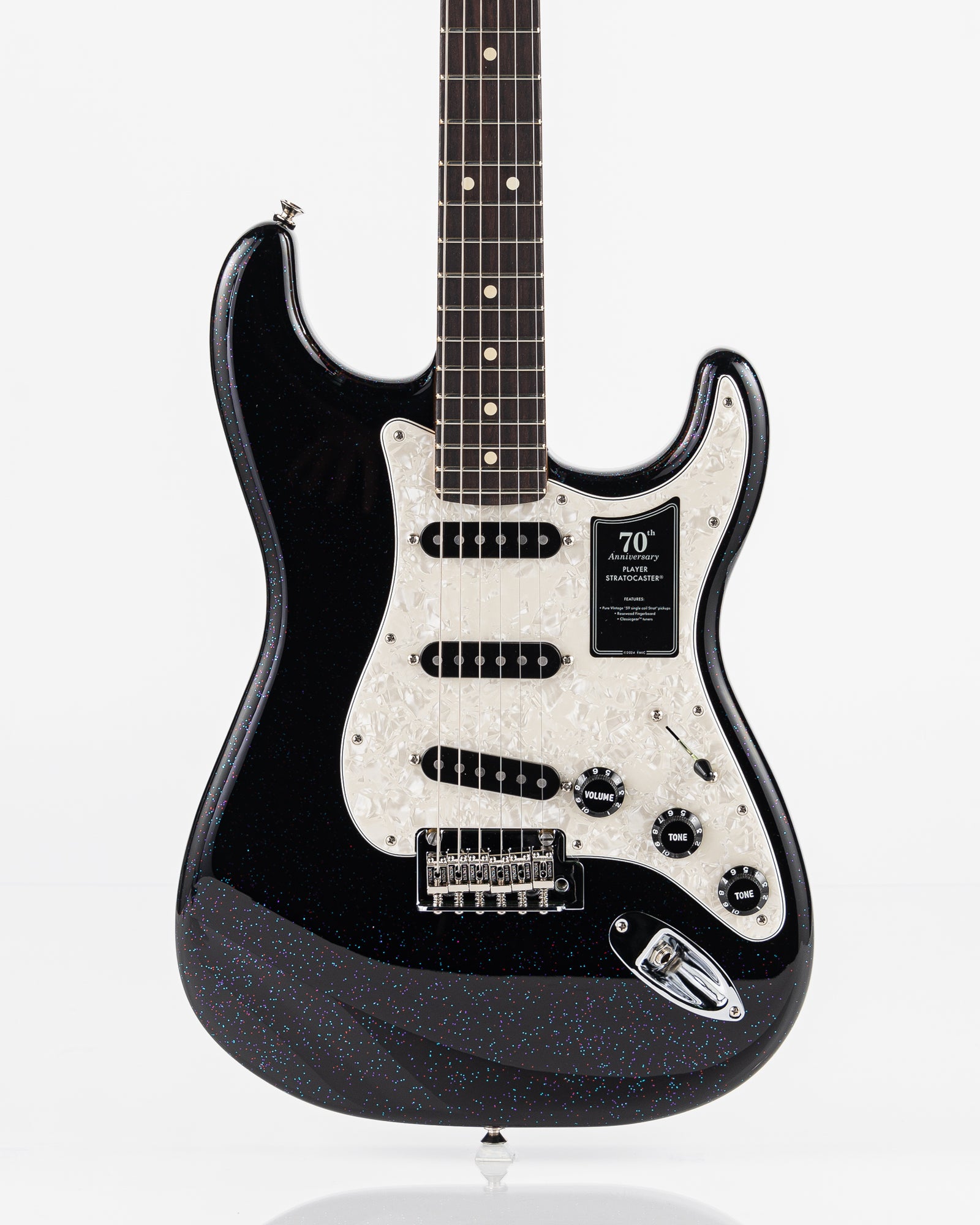 Fender 70th Anniversary Player Stratocaster Electric Guitar - Nebula Noir