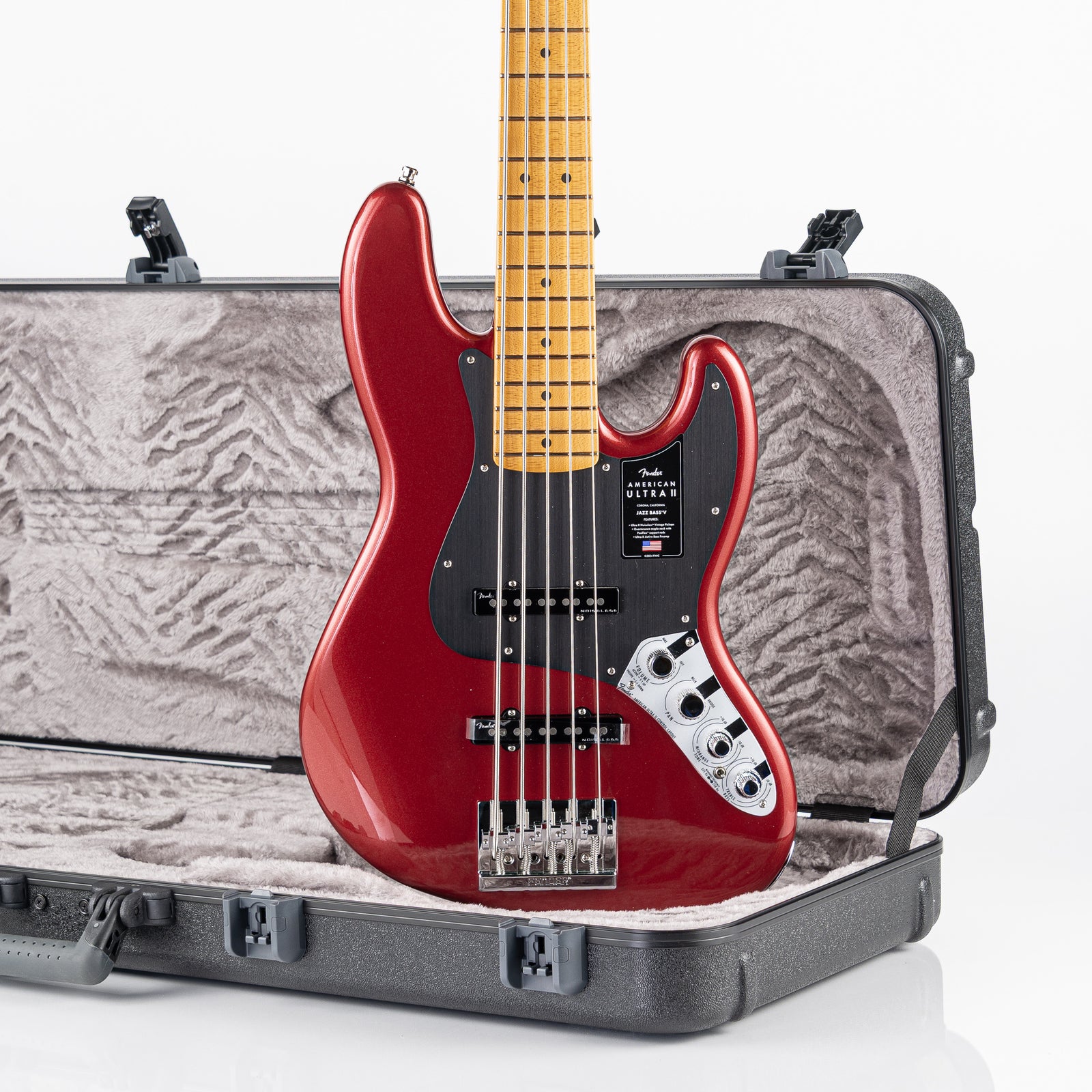 Fender American Ultra II Jazz Bass V - Sinister Red