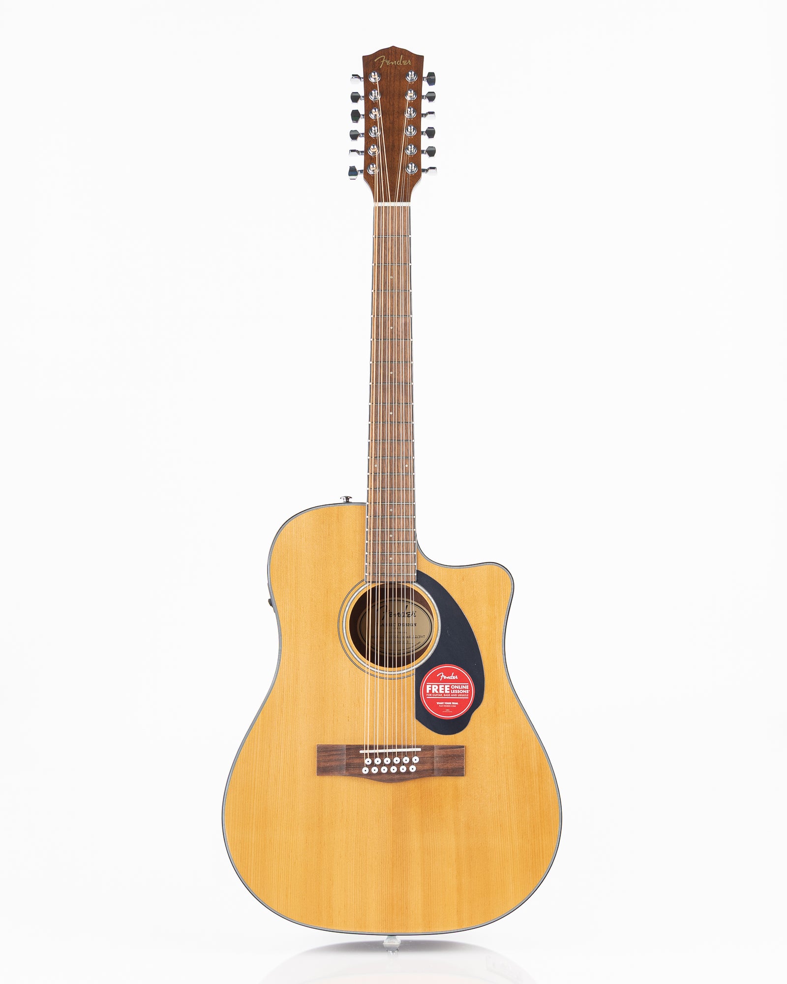 Fender CD-60SCE 12 String Acoustic Electric Guitar - Natural