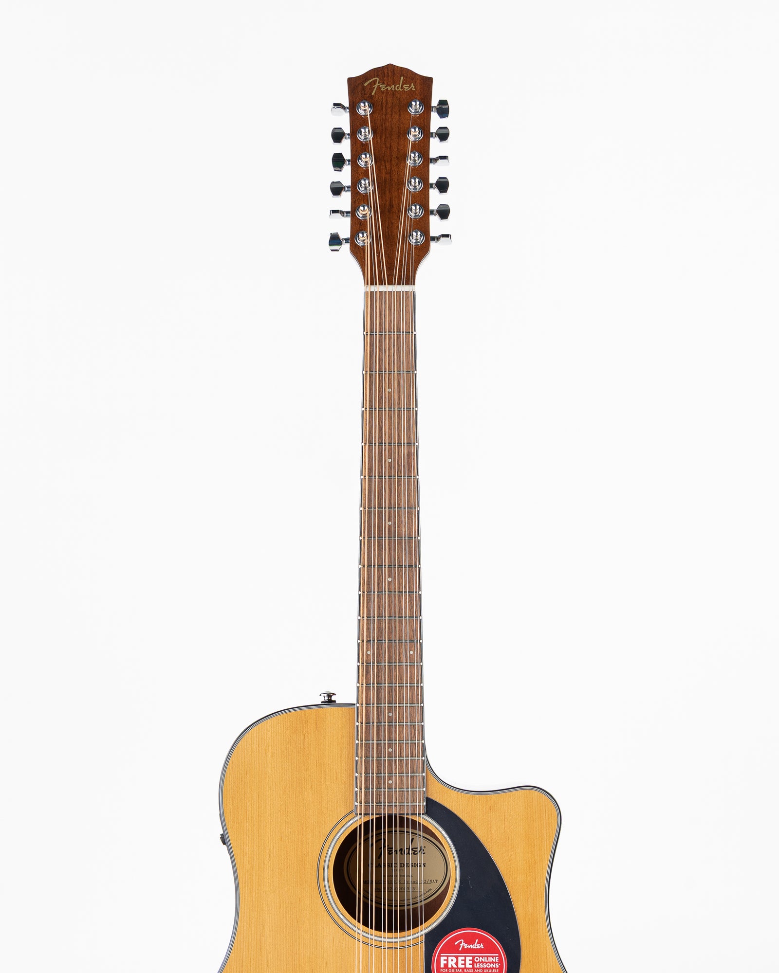 Fender CD-60SCE 12 String Acoustic Electric Guitar - Natural