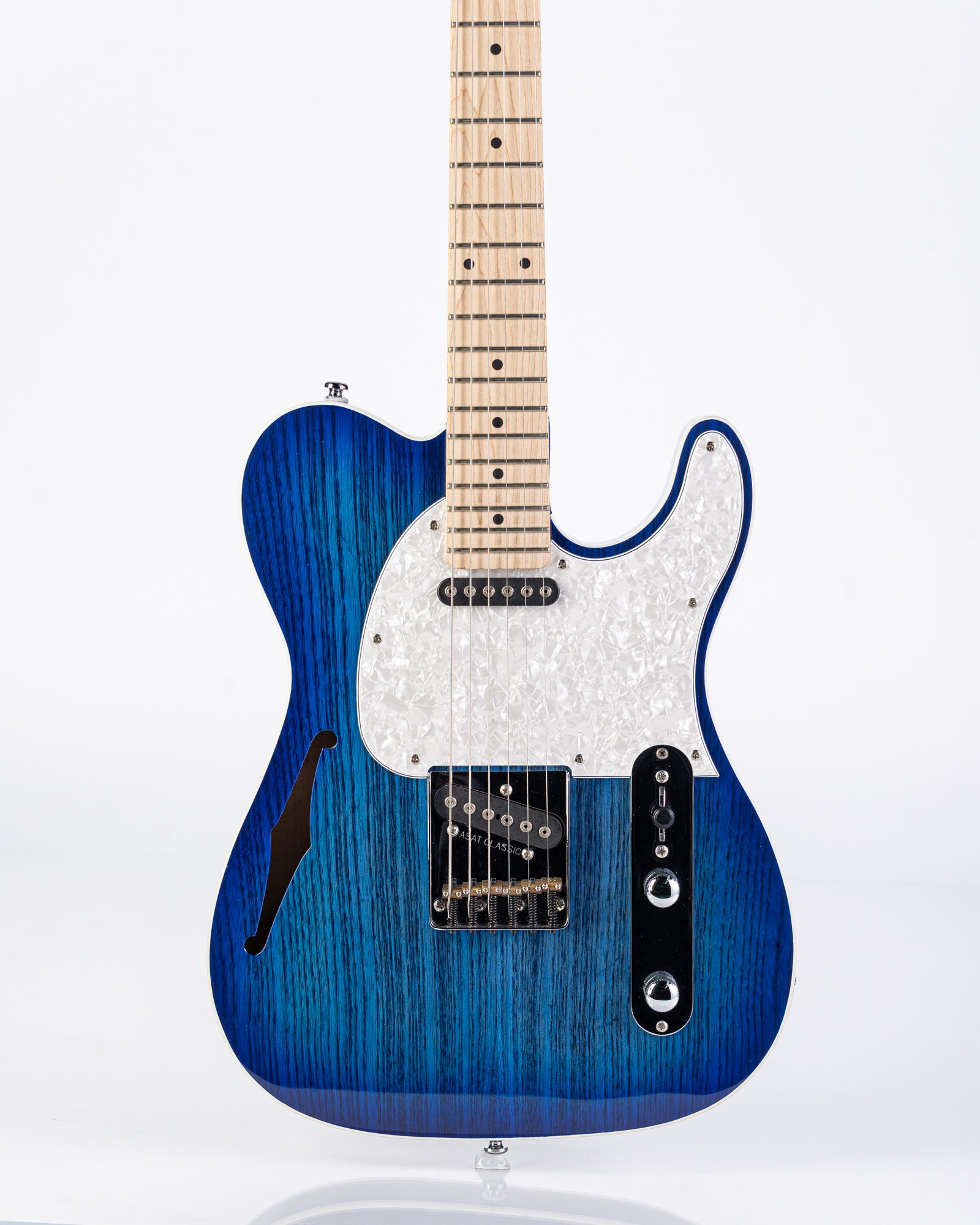 USED G&L ASAT Classic Tribute Semi-Hollow Blue Burst W/HSC