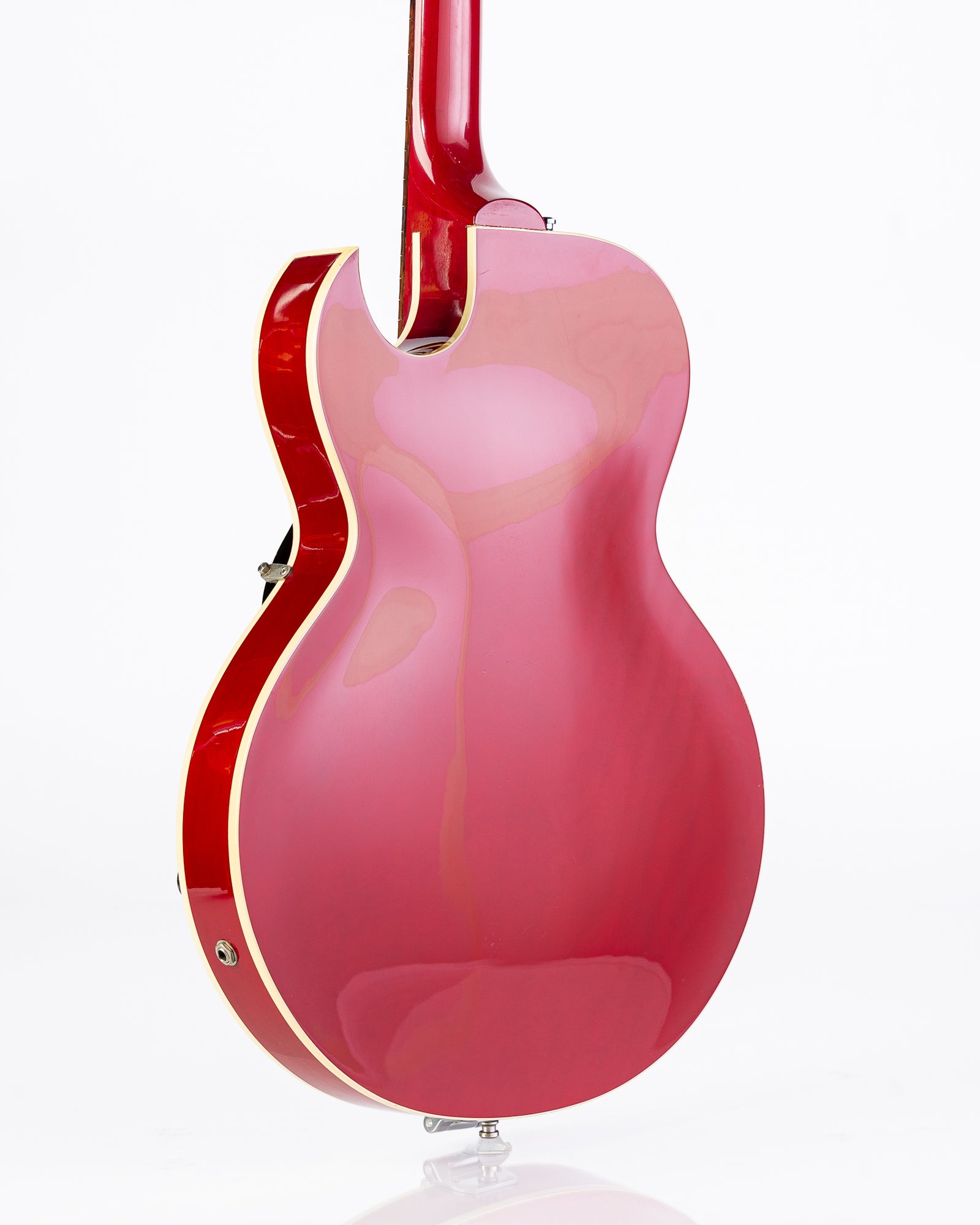 USED Gibson ES-135 Semi-hollow Electric Guitar with Bigsby Tremolo 1997- Transparent Cherry Red with HSC